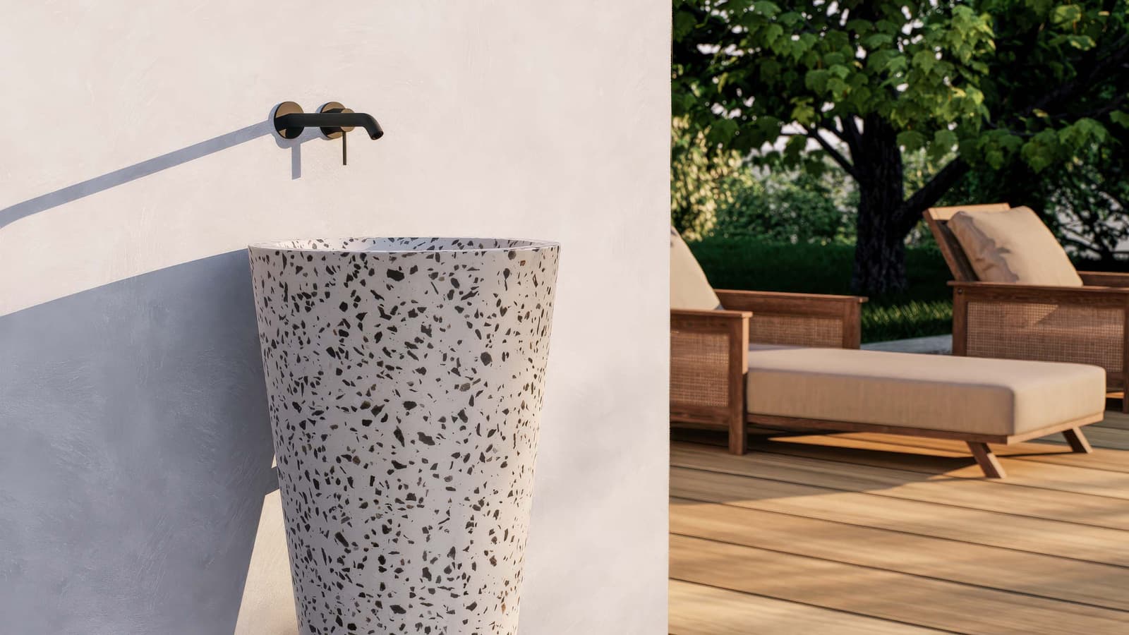 Lavabi freestanding da giardino