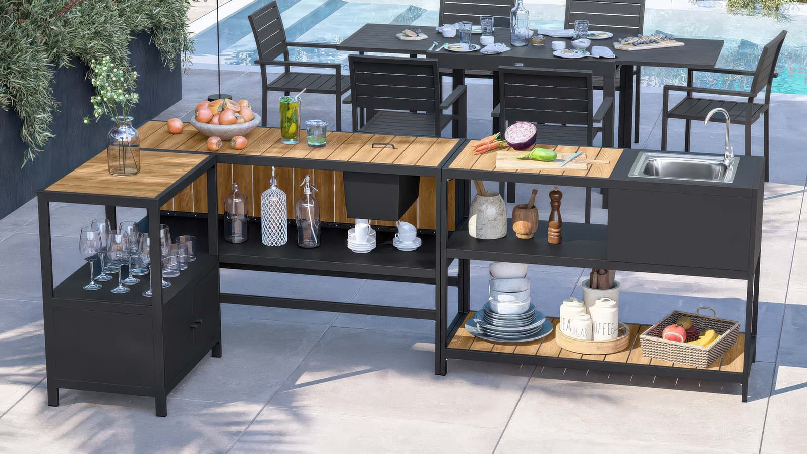 Moduli cucina esterno LANCY