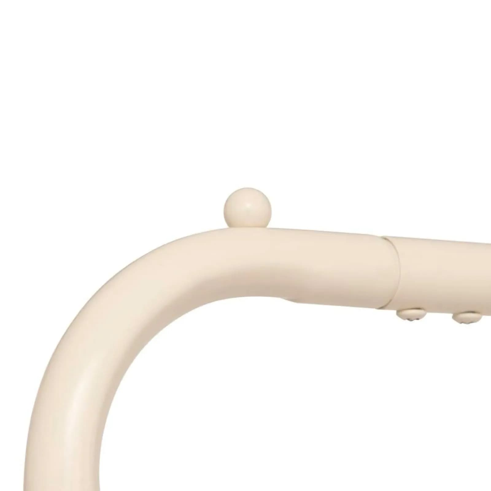 Appendiabiti 81x180h cm in acciaio beige con ruote - Kelie