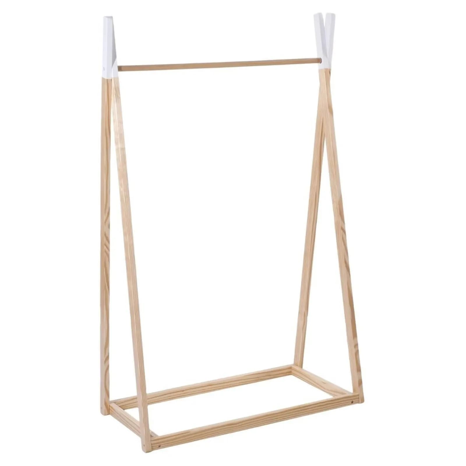 Appendiabiti per bambini 78x126h cm in legno di pino - Kids