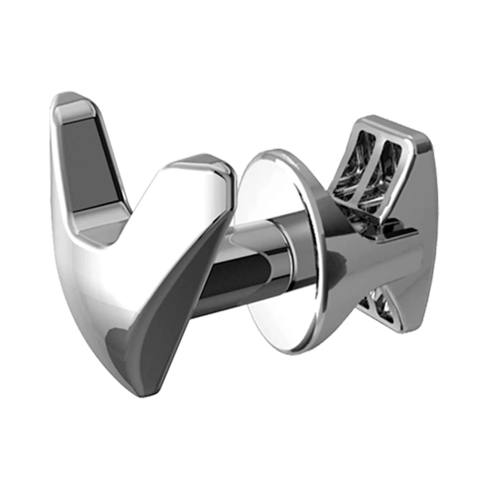 Appendino 2 ganci cromato abs per scaldasalviette termoarredo o radiatore