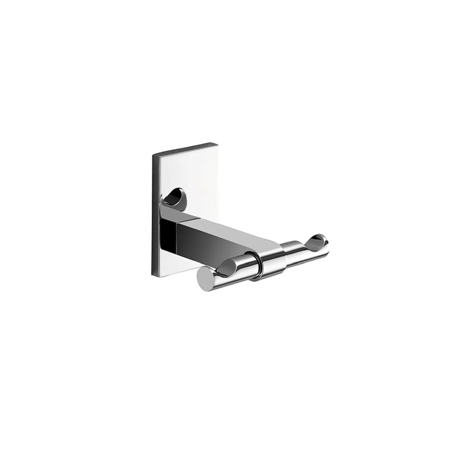 Appendiabiti doppio in acciaio inox e cromall cromo - Maine di Gedy