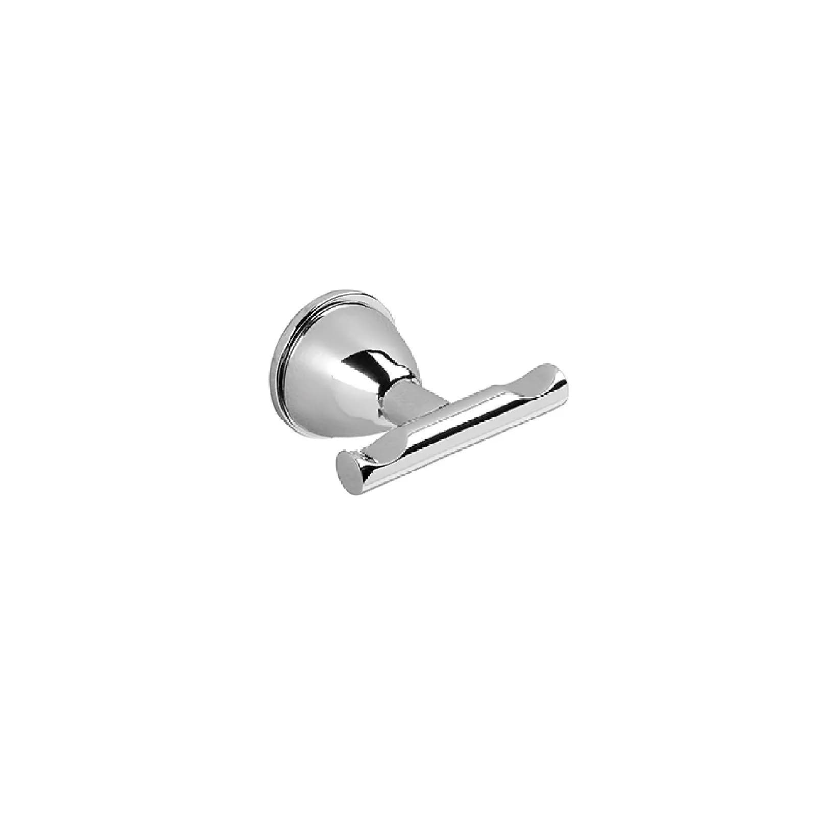 Appendino doppio in acciaio inox e cromall cromo - Genziana di Gedy