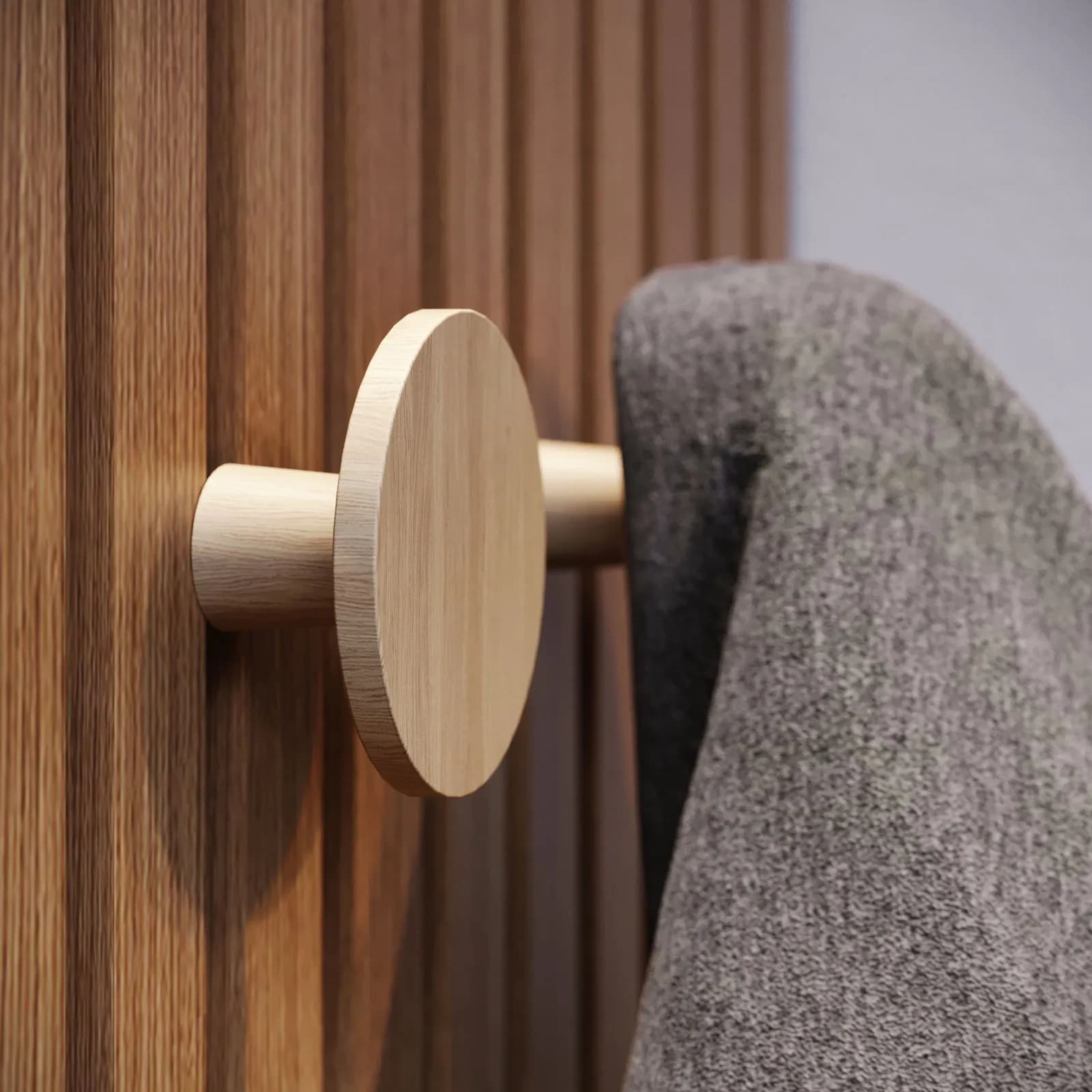 Appendino singolo in legno per pannello fonoassorbente - Bjorn