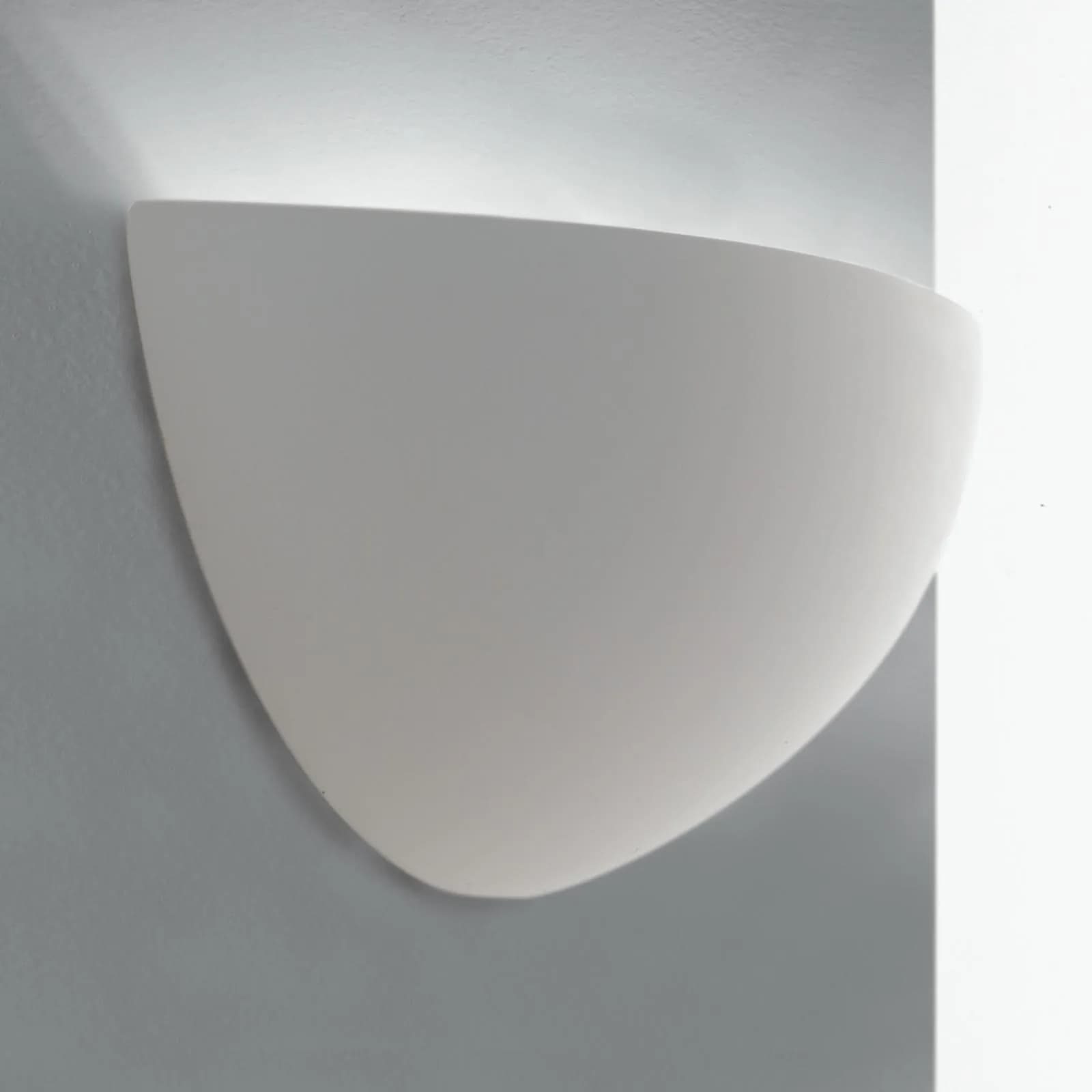 Applique 41x17x13h cm in gesso verniciabile bianco