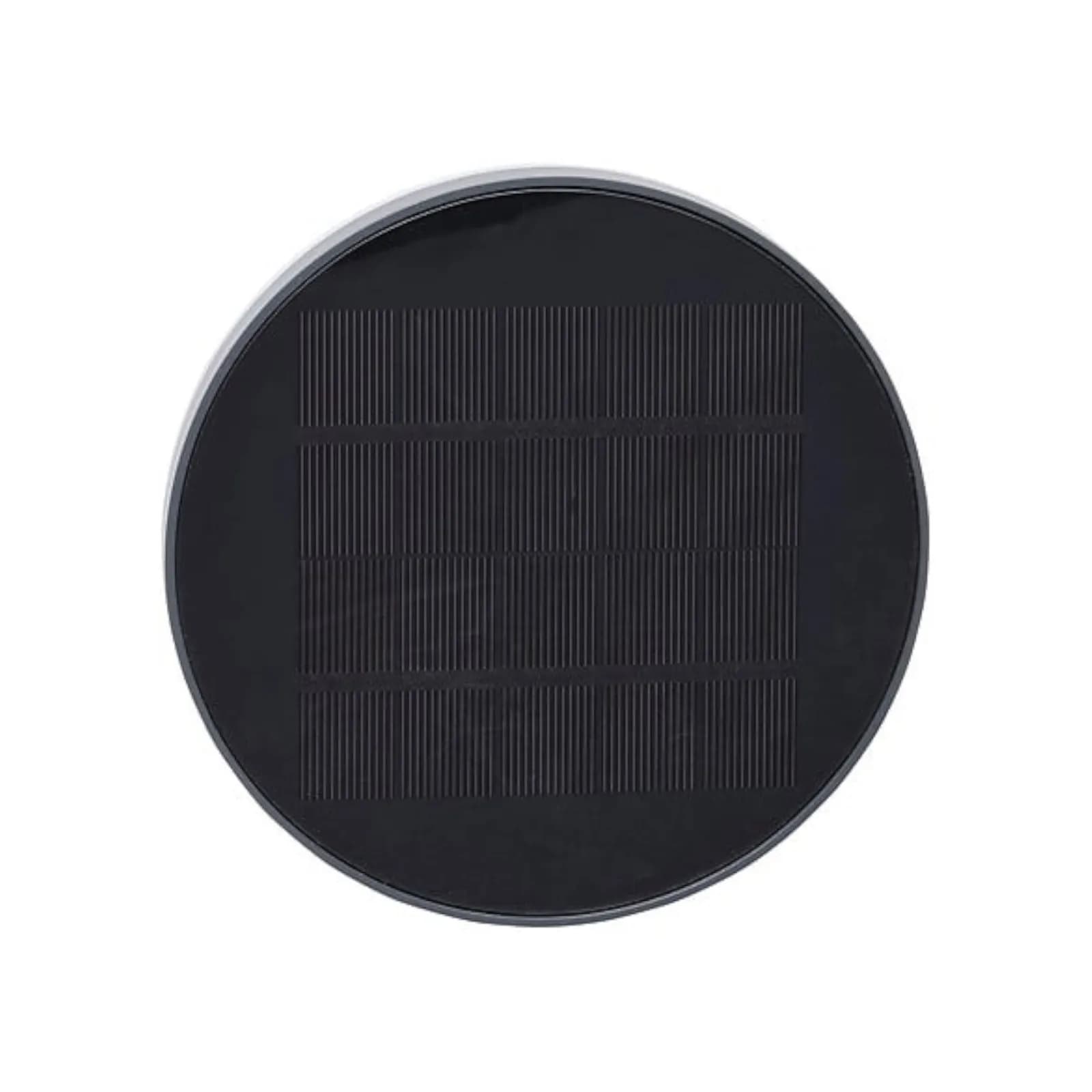 Applique da parete solare rotonda 15 cm in alluminio grafite - Falko