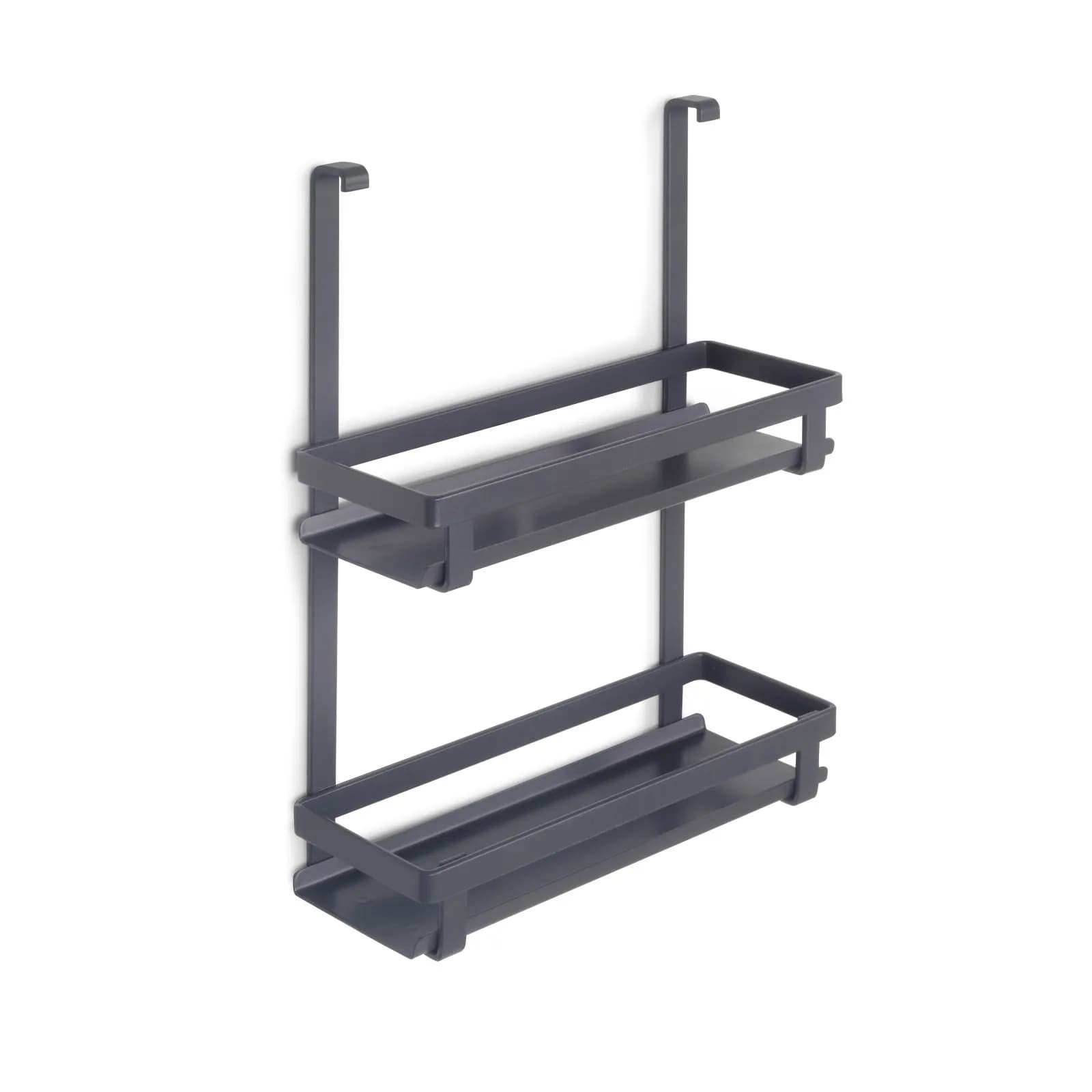 Barra portautensili da cucina 110 cm in alluminio antracite con 2 accessori in acciaio - Tensyo