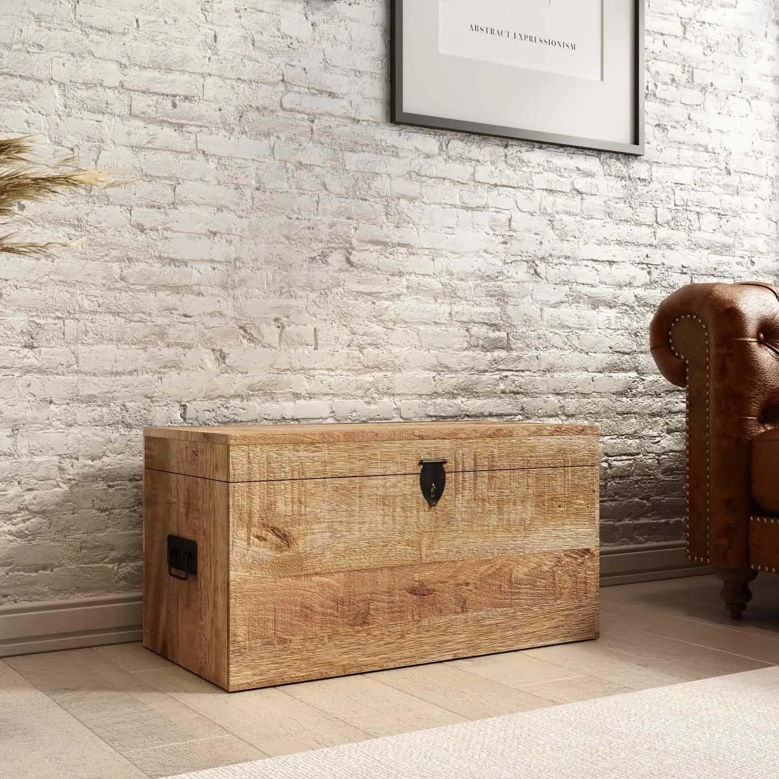 Cassapanca in legno di mango - Freia Mango