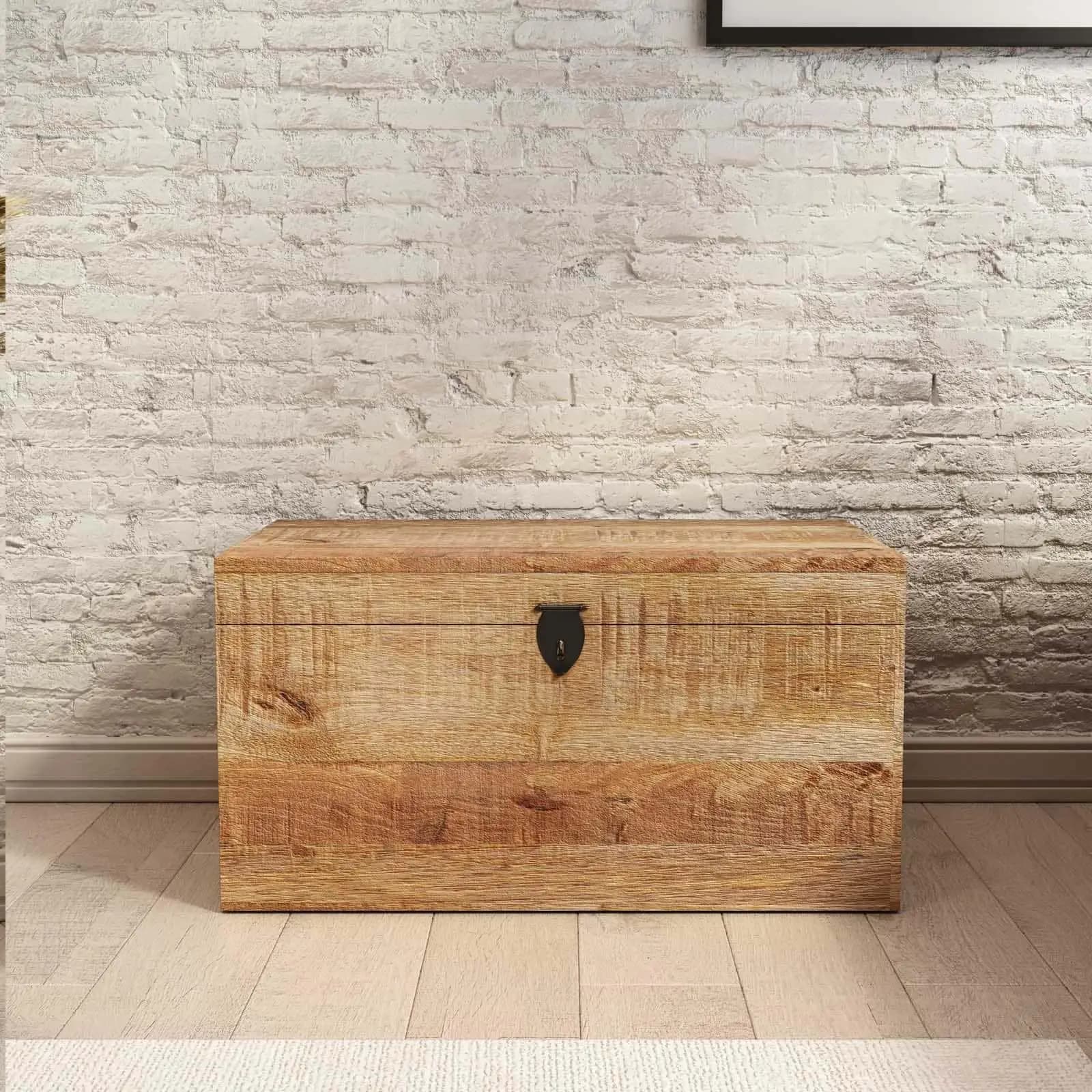Cassapanca in legno di mango - Freia Mango