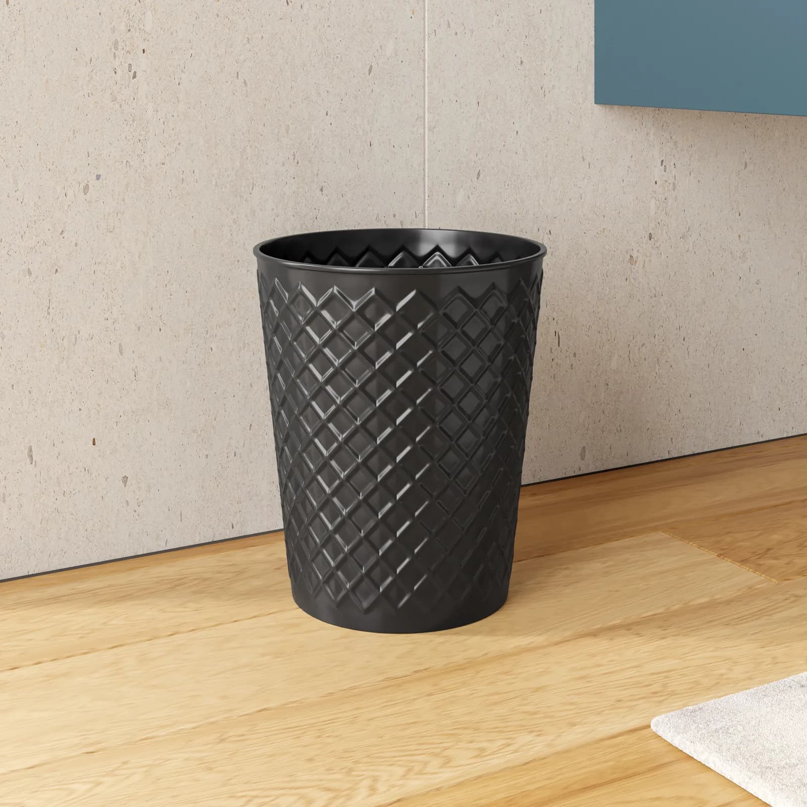 Cestino portarifiuti in metallo 5 litri nero - Randall