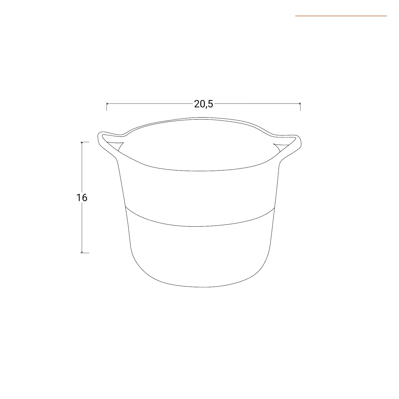 Cesto contenitore 20,5x15h cm in rattan e corda bianco