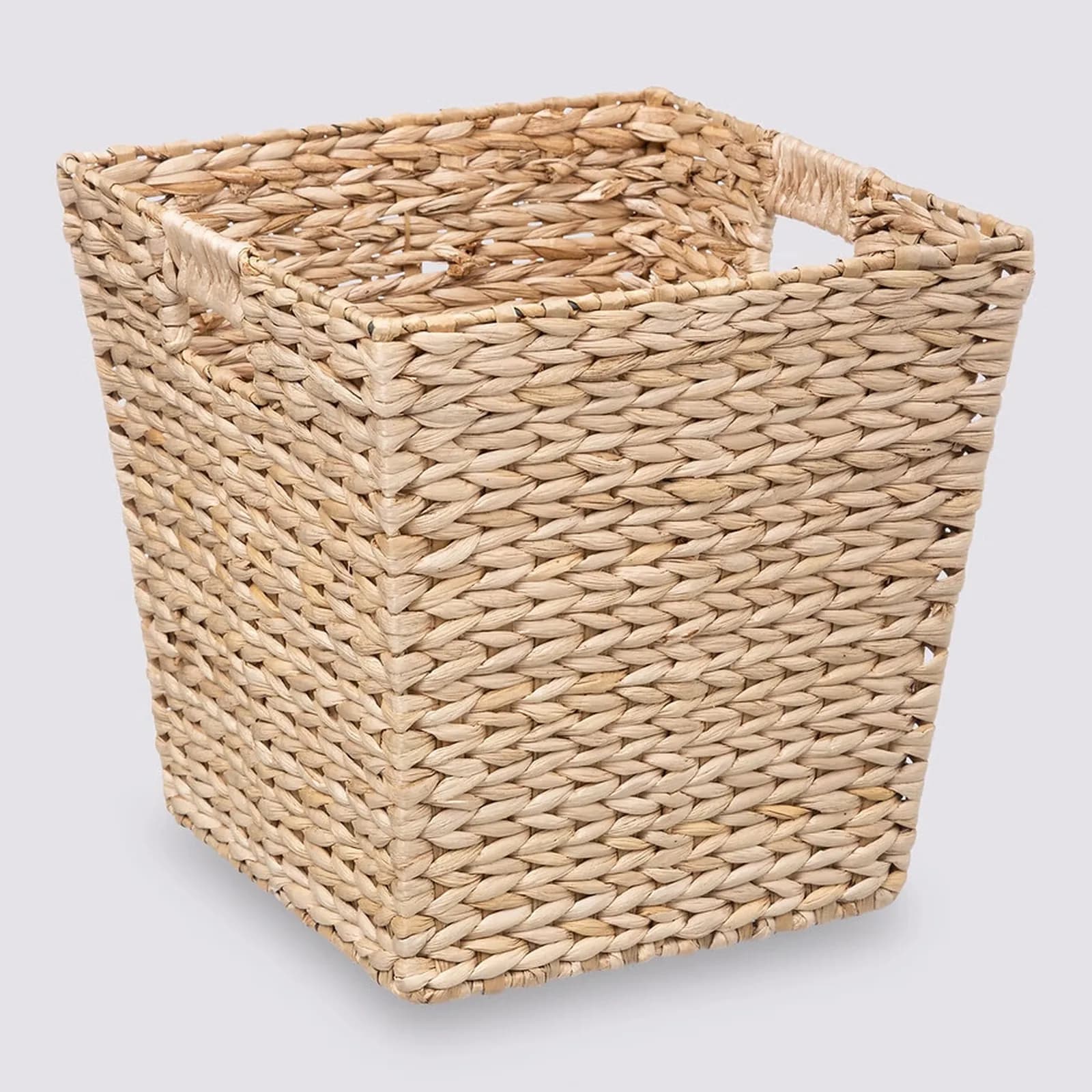 Cesto contenitore 31x31h cm in corda intrecciata