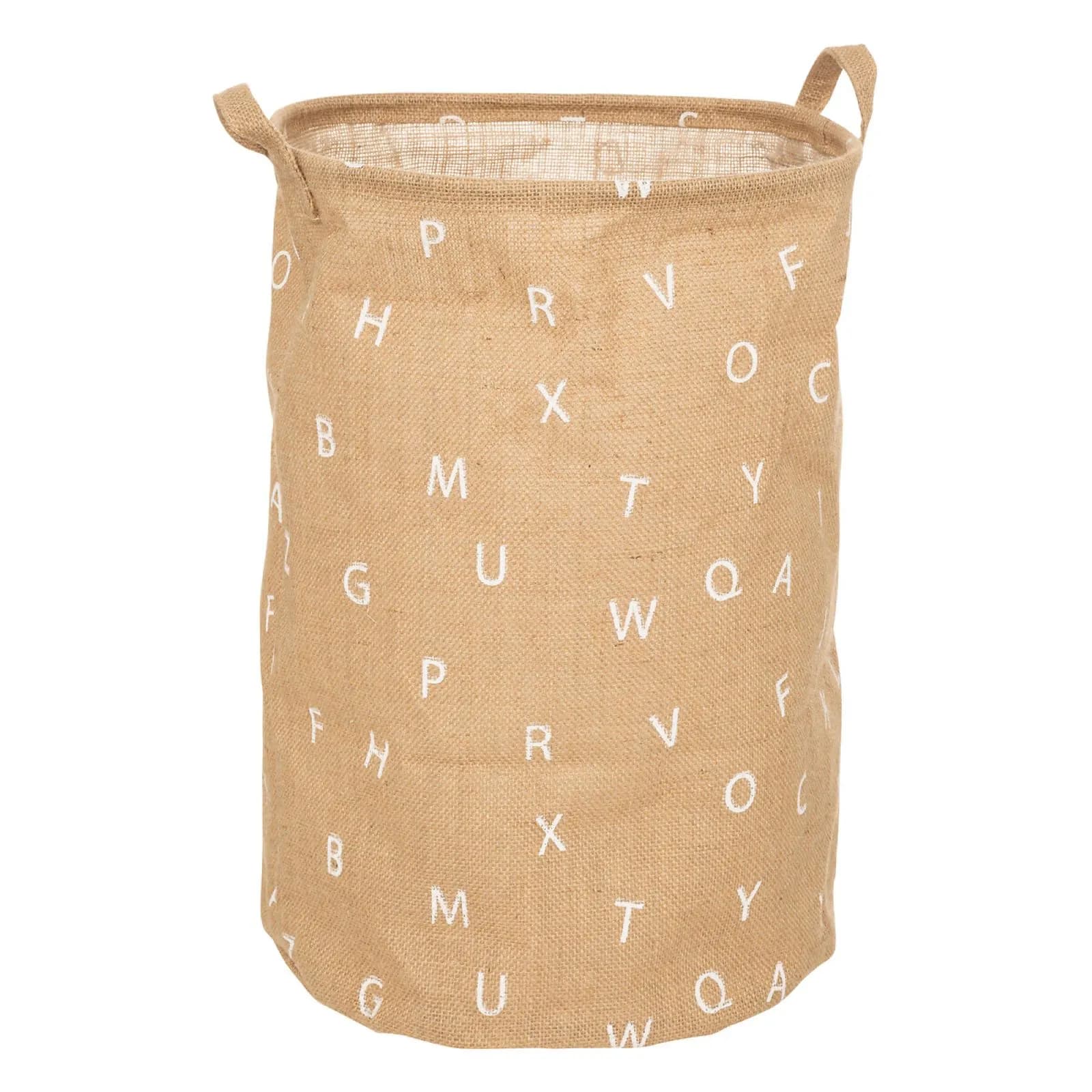 Cesto contenitore rotondo 35 cm in juta naturale - Kids
