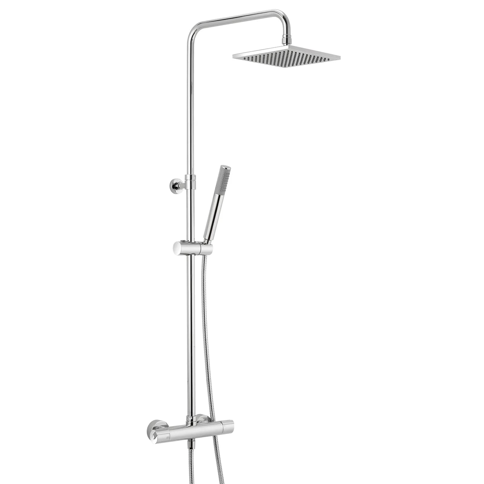 Colonna doccia Star Rain Huber con miscelatore termostatico in ottone cromato - Scupper