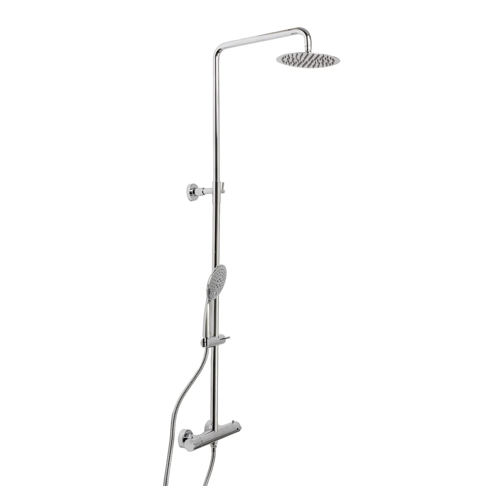 Colonna doccia telescopica Jacuzzi - Rubinetteria con miscelatore termostatico soffione 20cm e doccetta