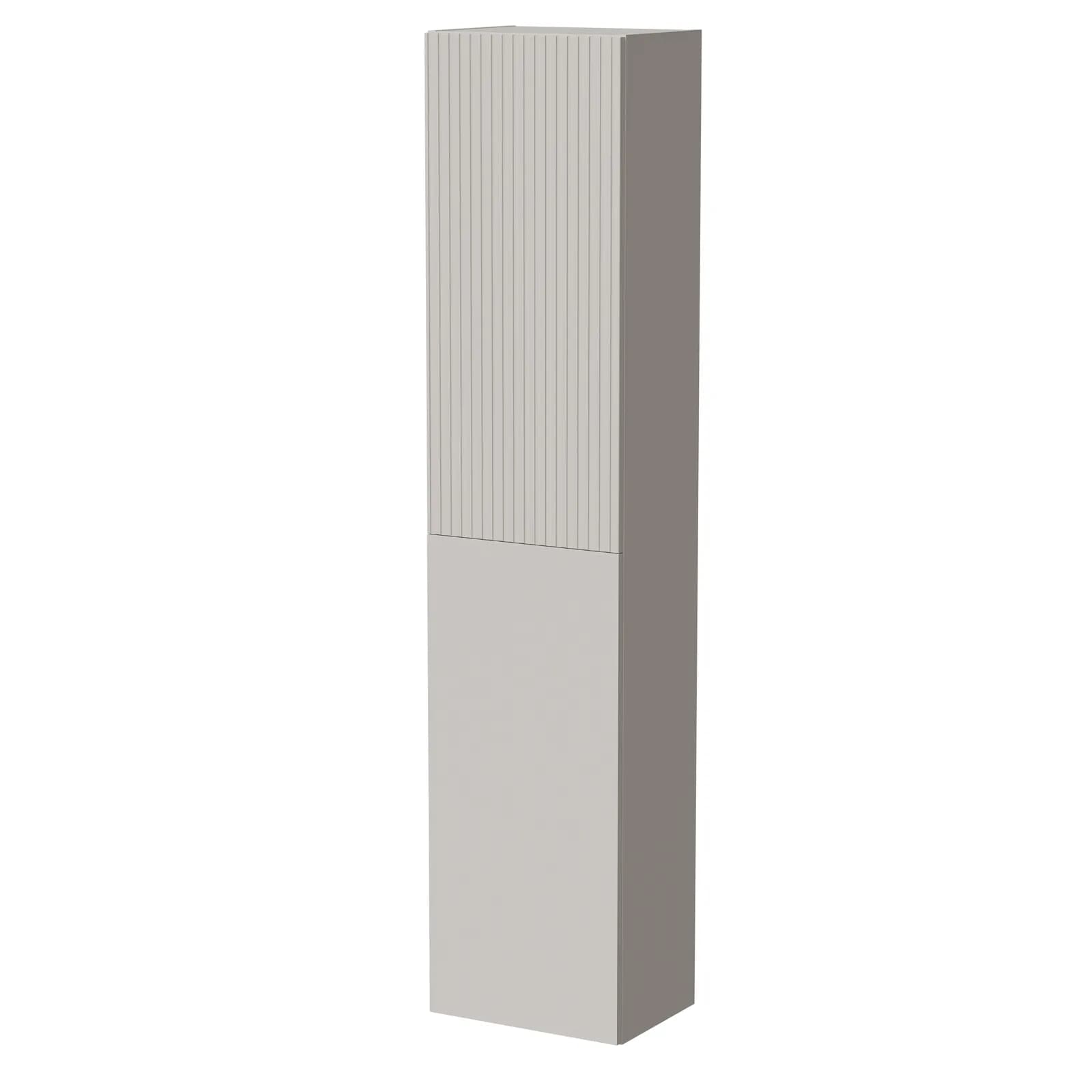 Colonna sospesa 40x180h cashmere cannettato con 2 ante - Ingrid