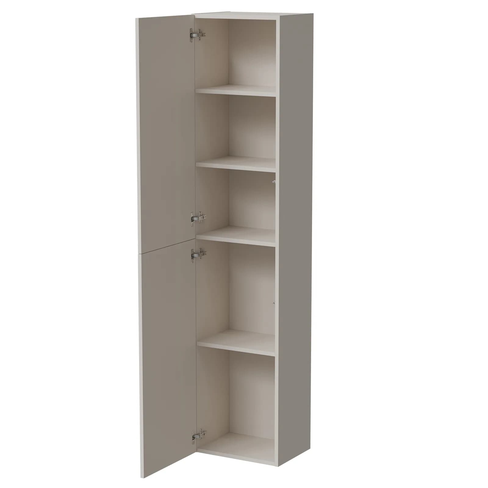 Colonna sospesa 40x180h cashmere cannettato con 2 ante - Ingrid