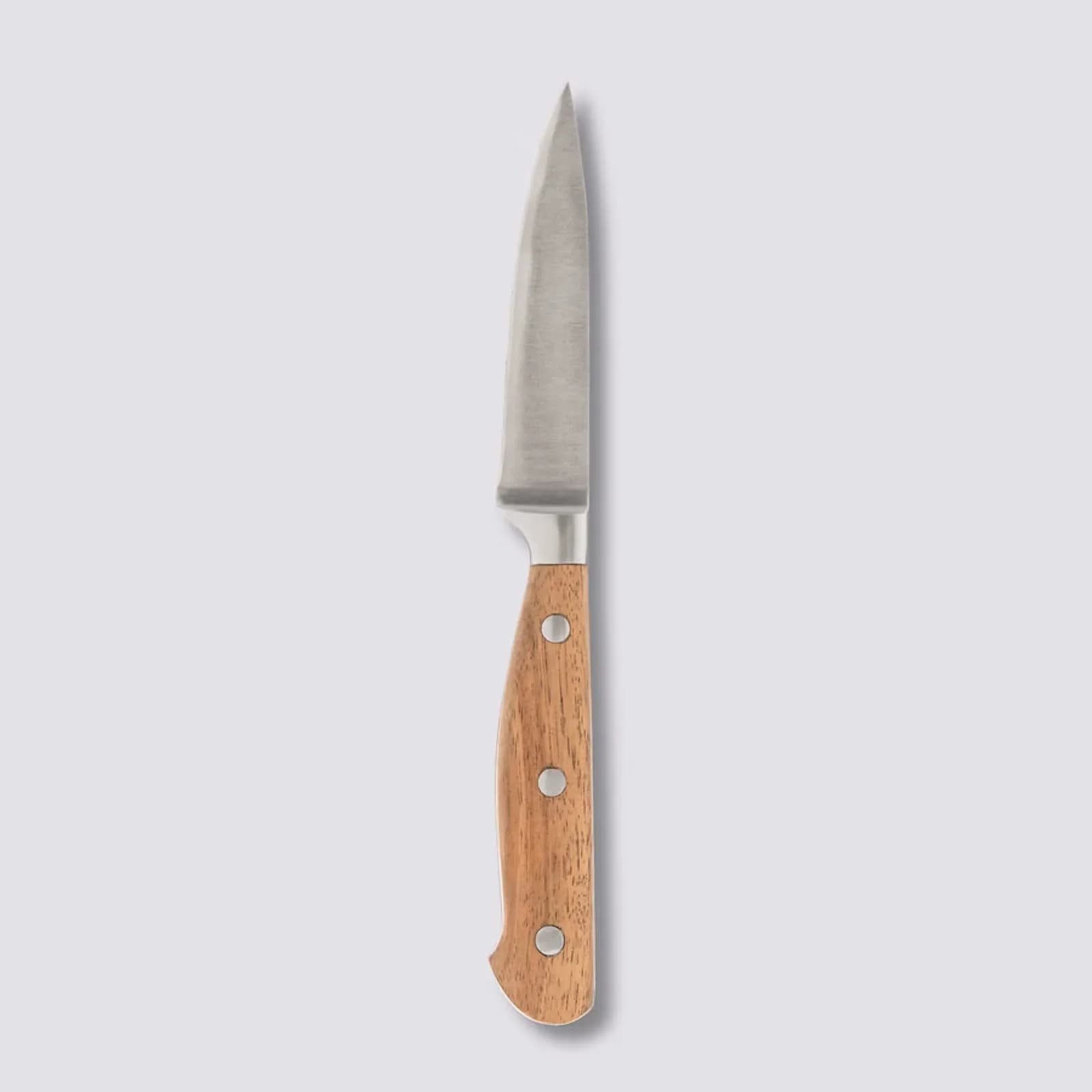 Coltello professionale spelucchino 21h cm in acciaio inox e legno di acacia naturale - Tytan