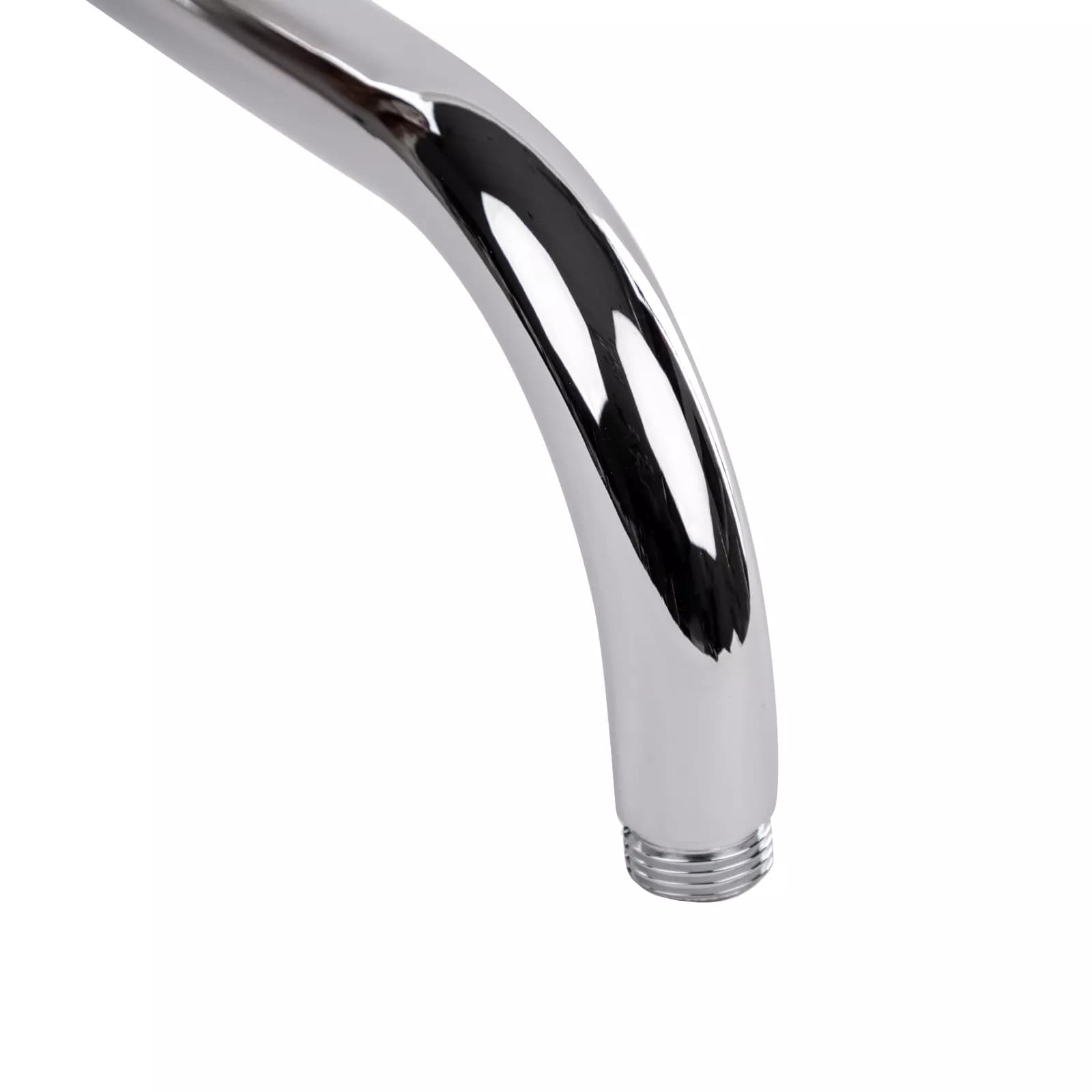 Composizione doccia con braccio 28 cm, soffione 25x15 e doccino con flessibile