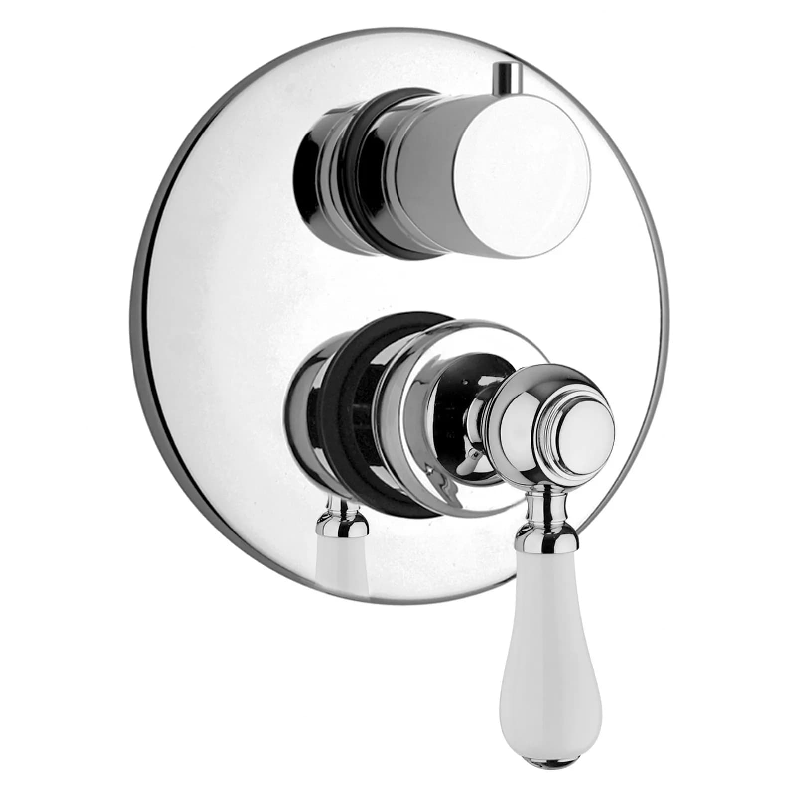 Composizione doccia Jacuzzi - Rubinetteria Brera con braccio soffione doccetta e miscelatore