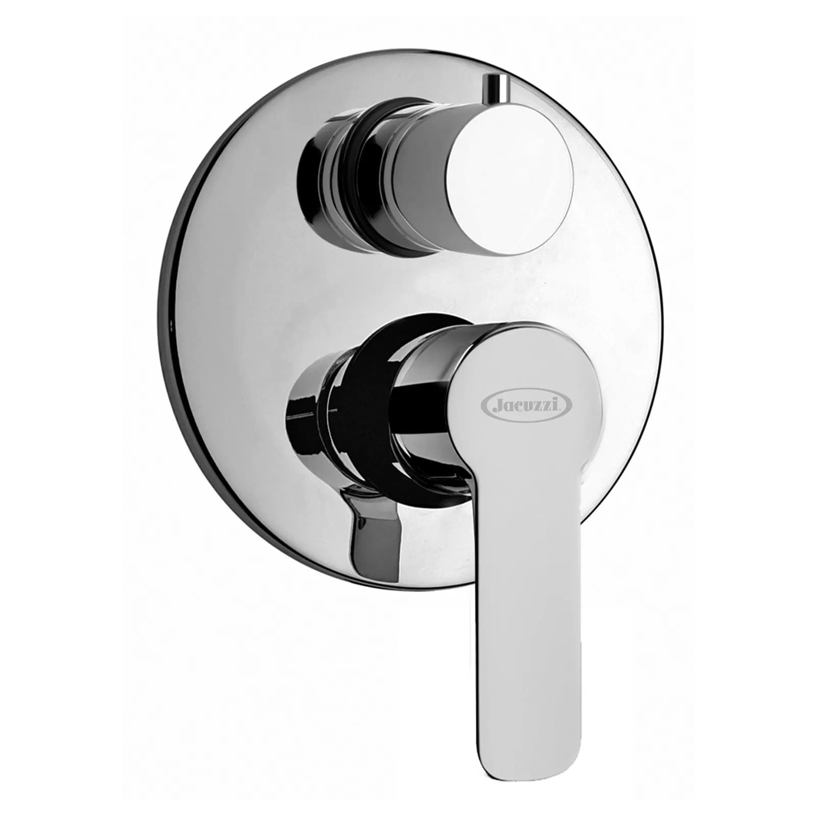 Composizione doccia Jacuzzi - Rubinetteria Opalia con braccio soffione doccetta e miscelatore