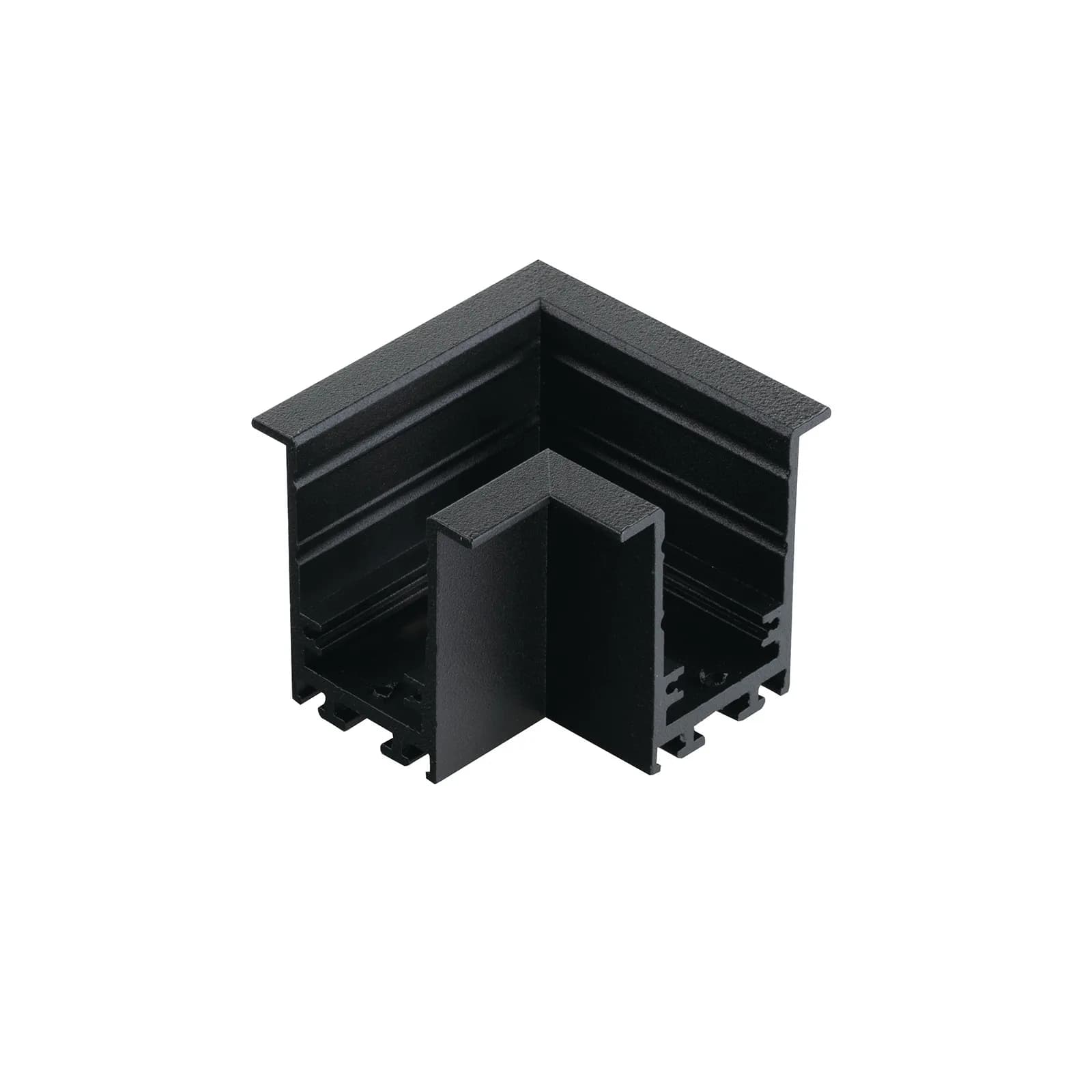 Connettore angolare nero per sistema binario a incasso con cornice - Power Inc