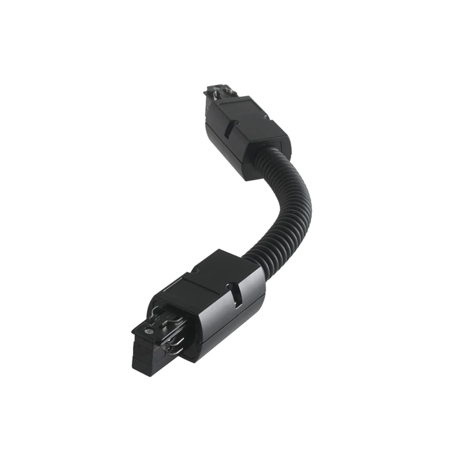 Connettore flessibile per sistema nero trifase bianco - Radius Light