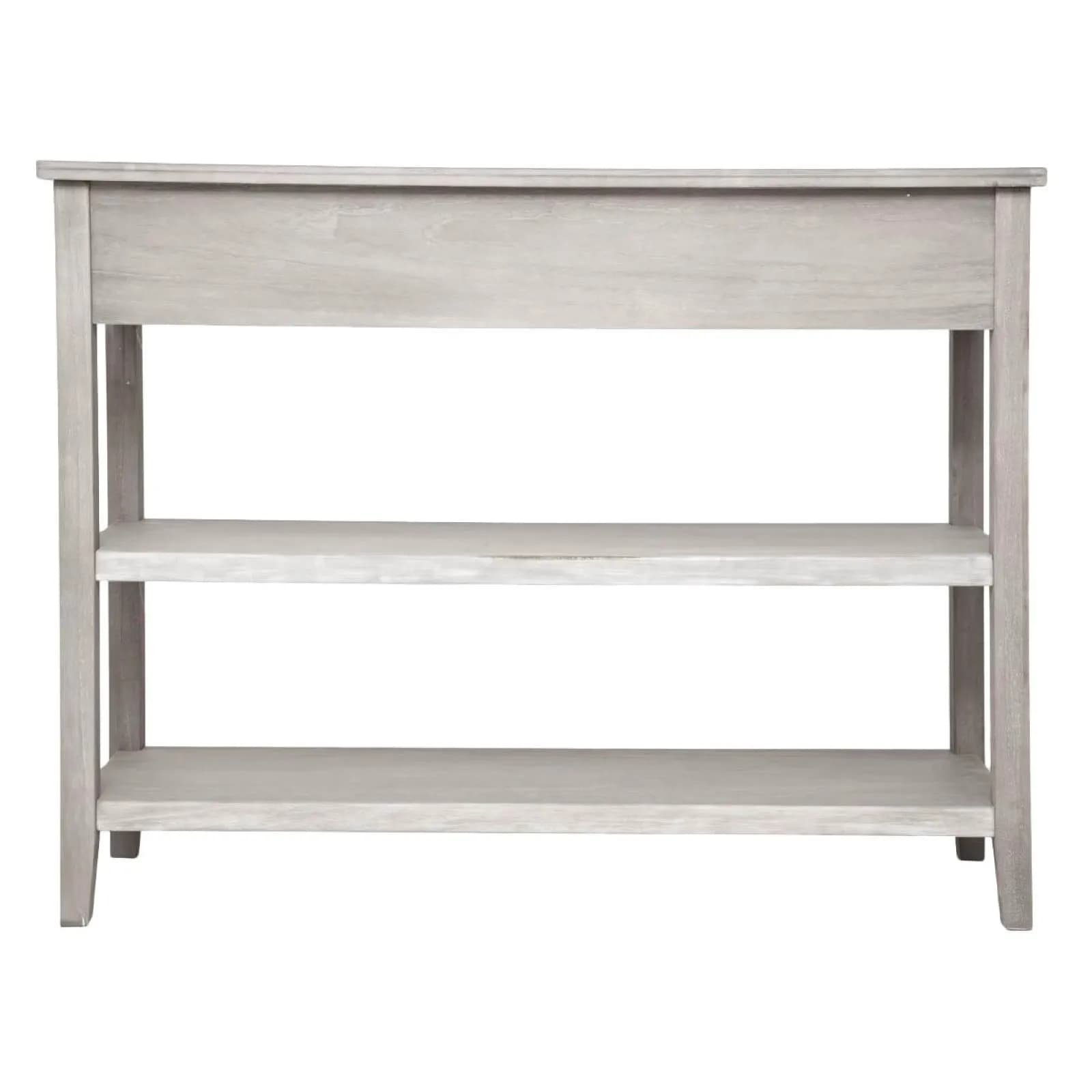 Consolle 110x85h cm effetto legno anticato con 2 cassetti - Eveline