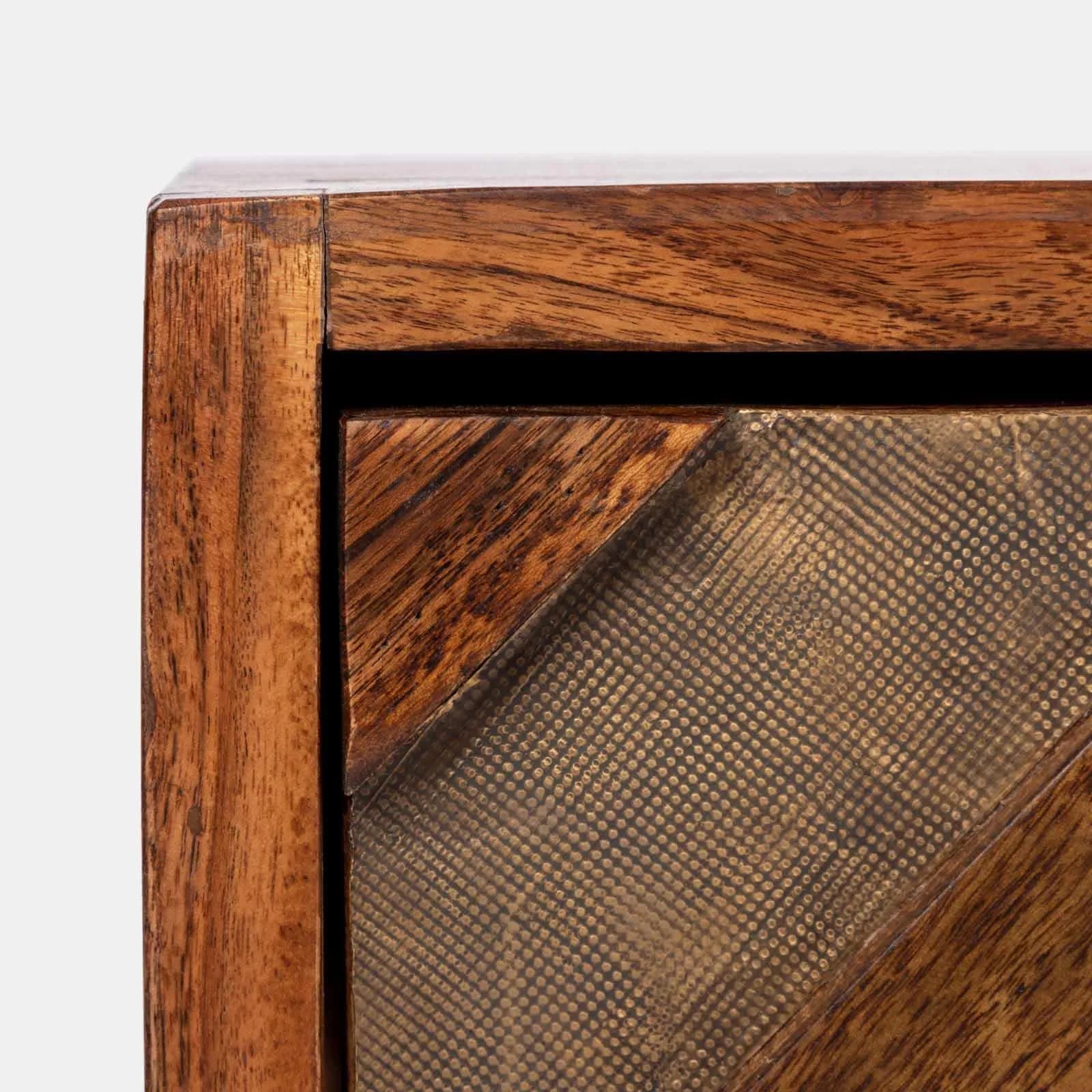 Consolle 87x35 cm in legno di acacia - Freia Acacia