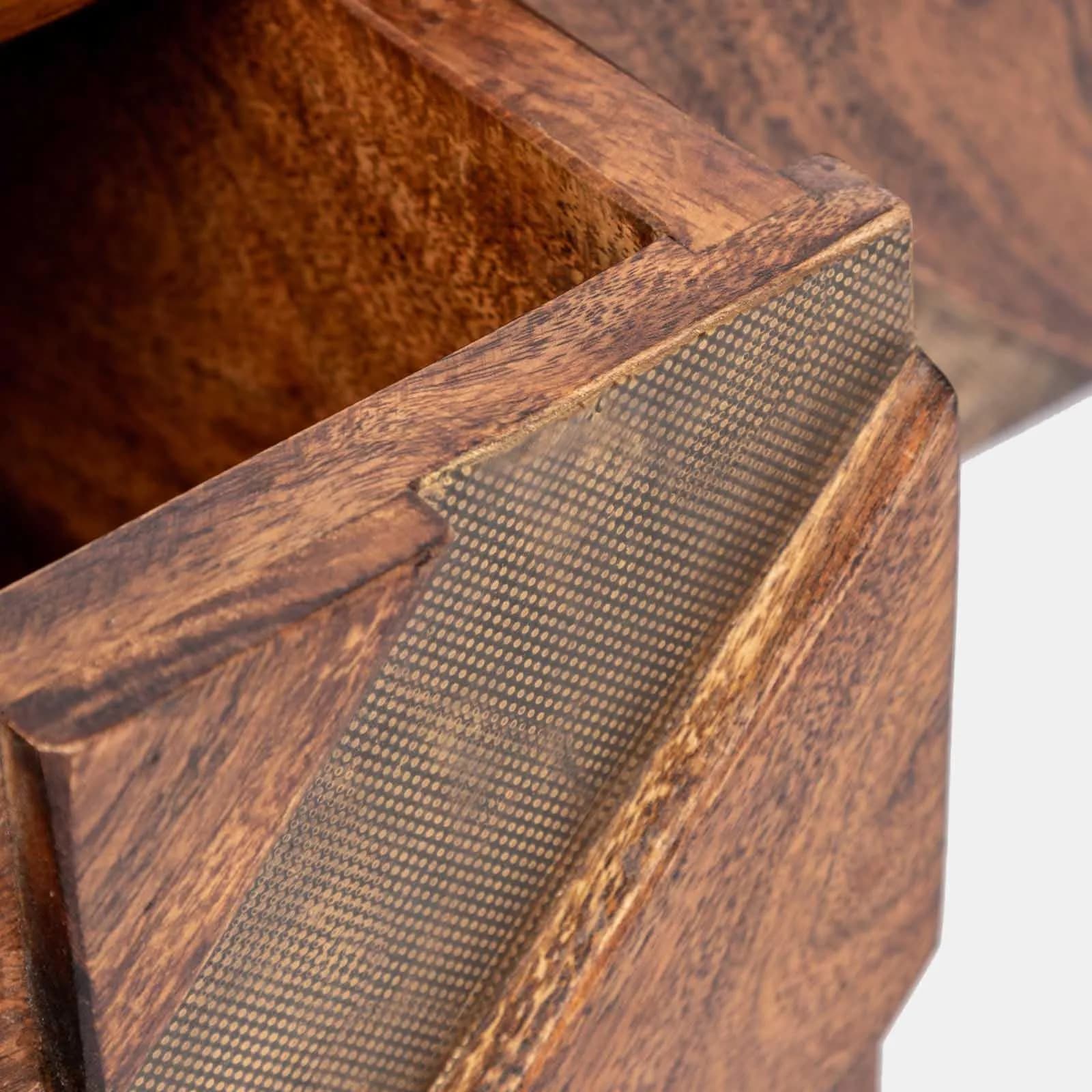 Consolle 87x35 cm in legno di acacia - Freia Acacia