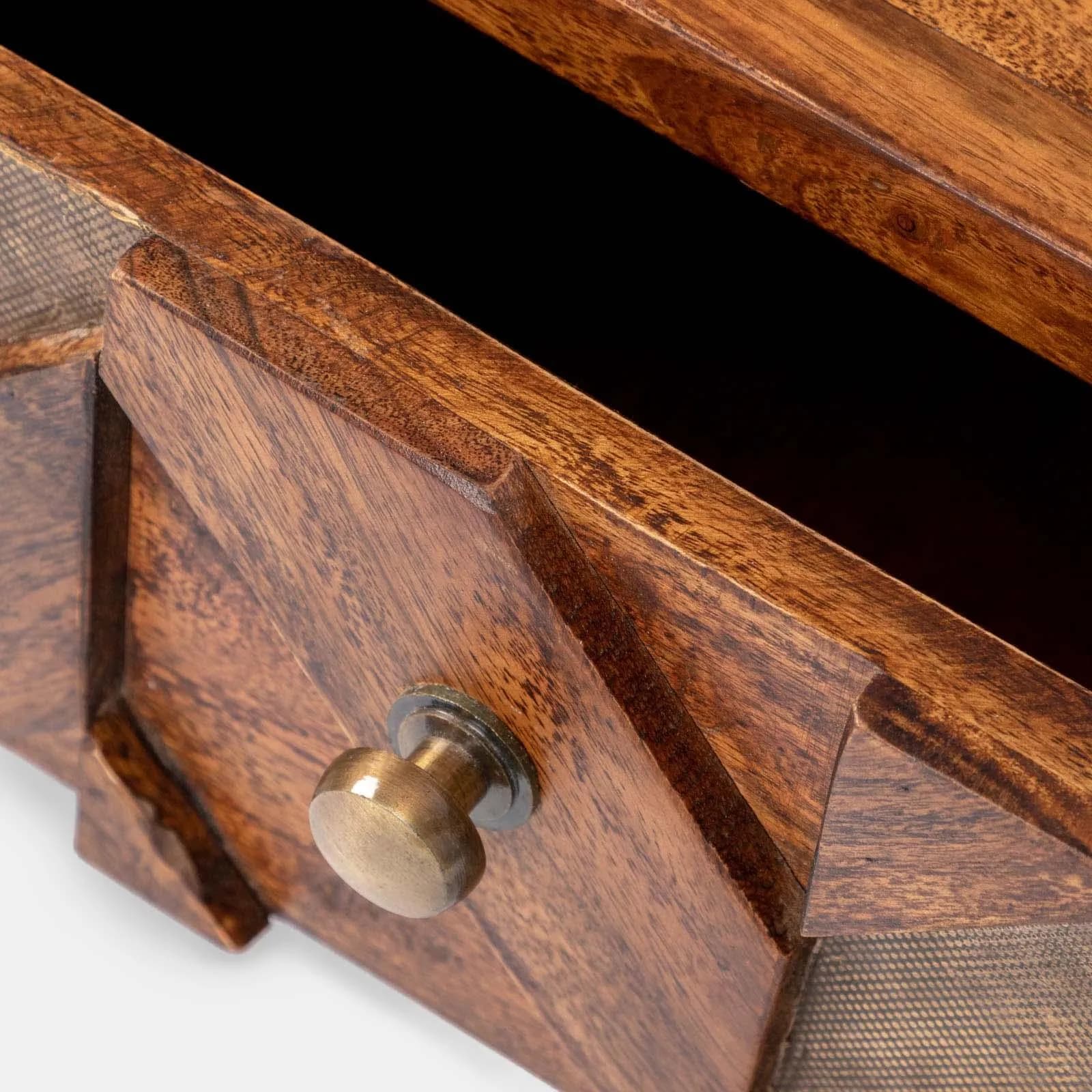 Consolle 87x35 cm in legno di acacia - Freia Acacia