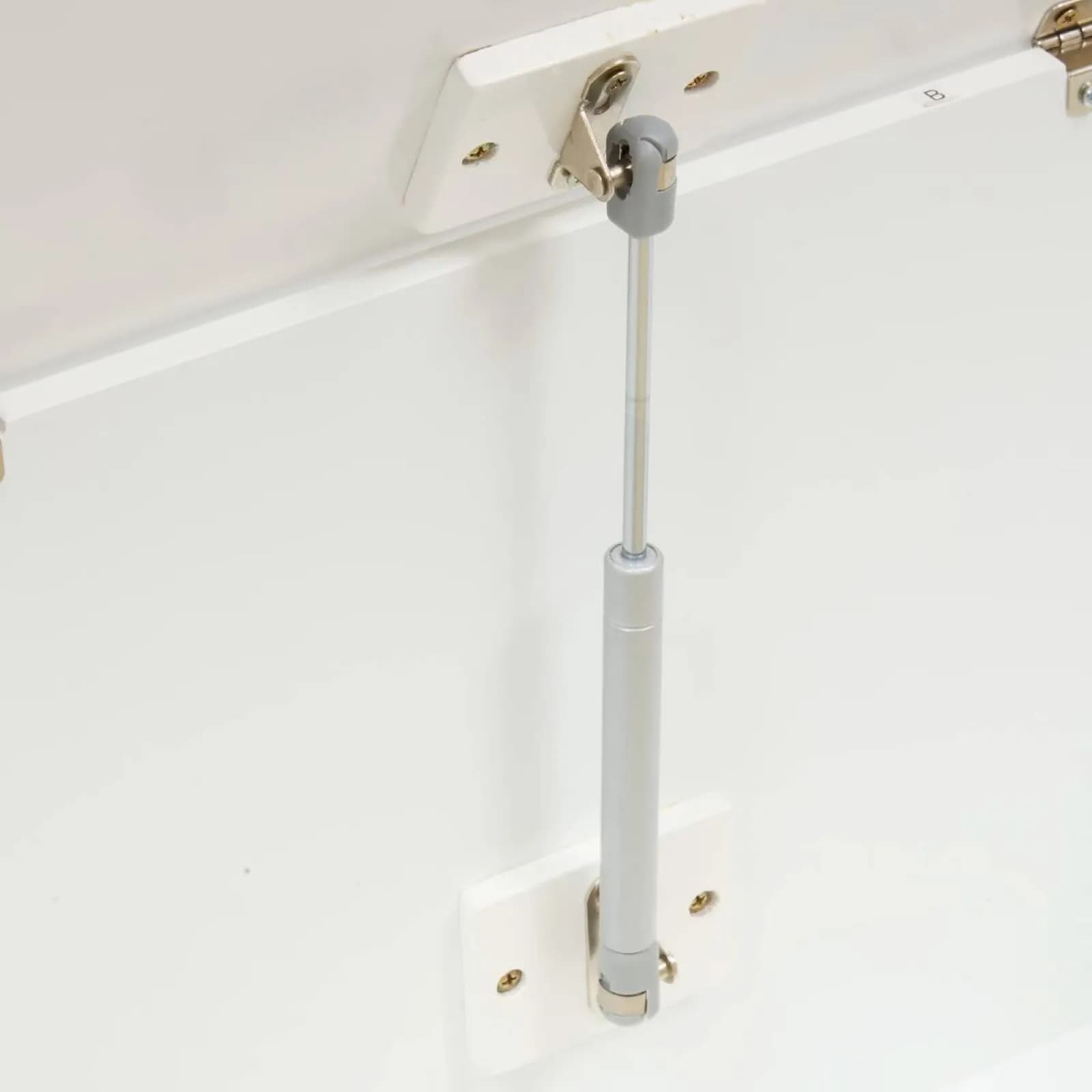 Contenitore 60x42h cm bianco in legno giallo crema - Laleh Kids
