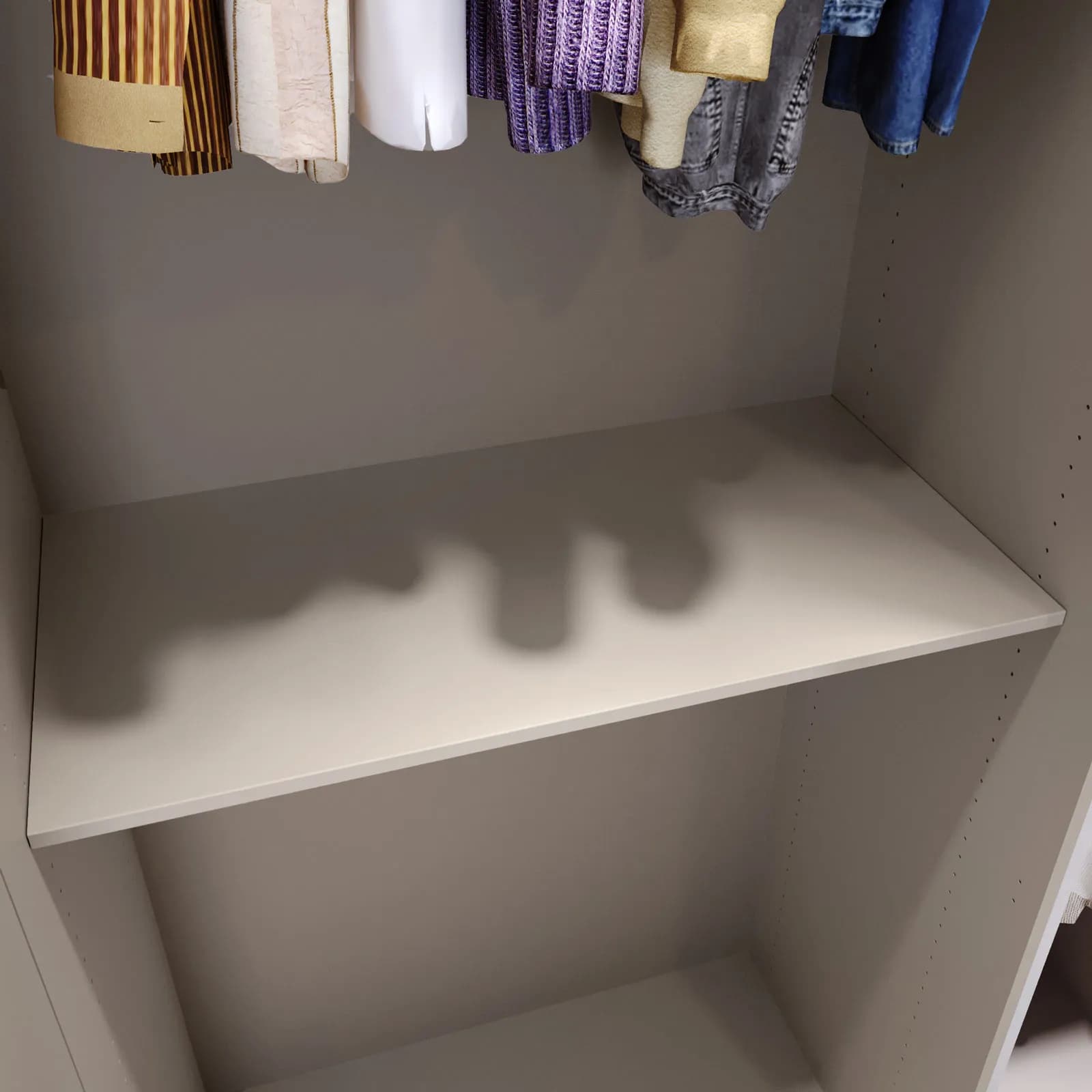 Coppia di ripiani cashmere per armadio da 100 cm - Ventur