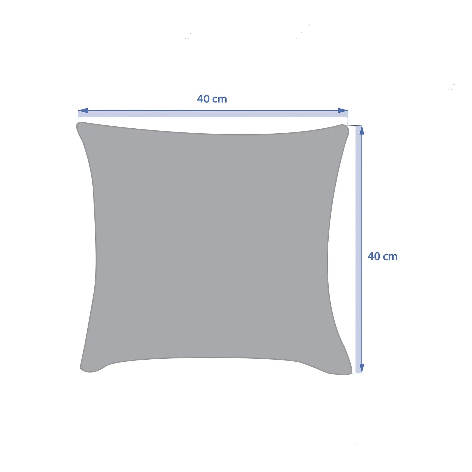 Cuscino decorativo da esterno 40x40 cm in poliestere multicolor con motivo floreale - Pigmentia