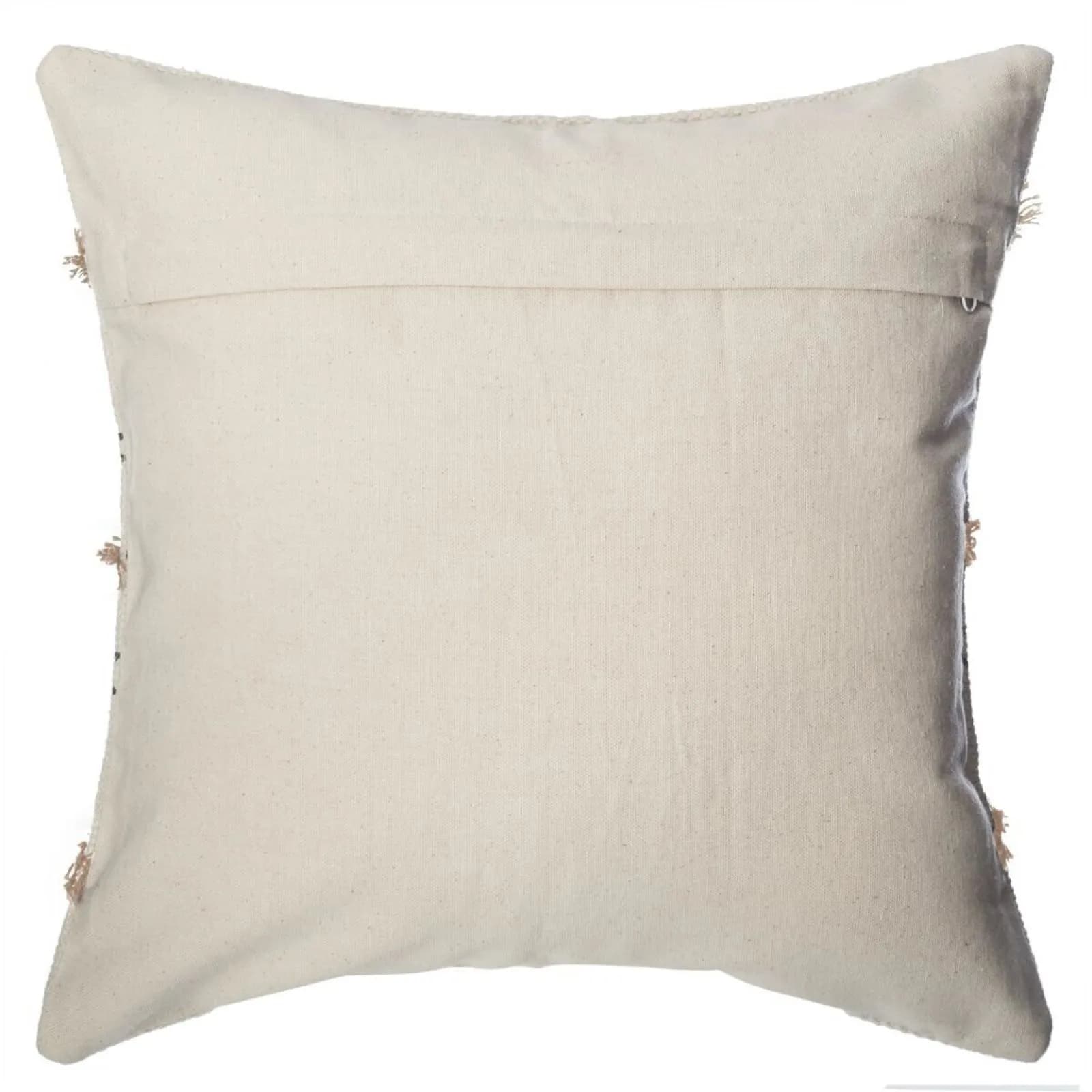 Corpicuscino 40x40 cm taftato in cotone beige