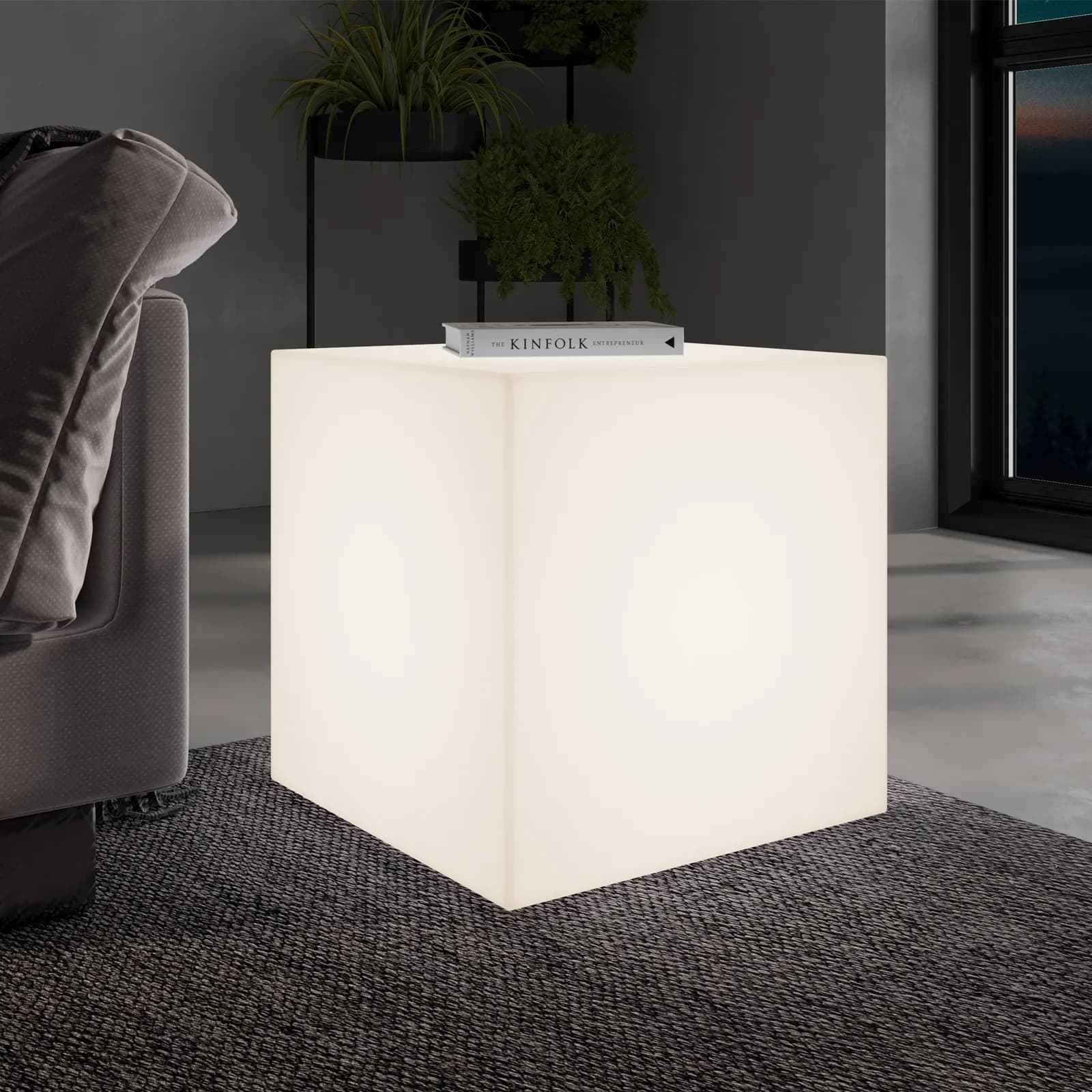Cubo luminoso multiuso 45h cm - Kubbot