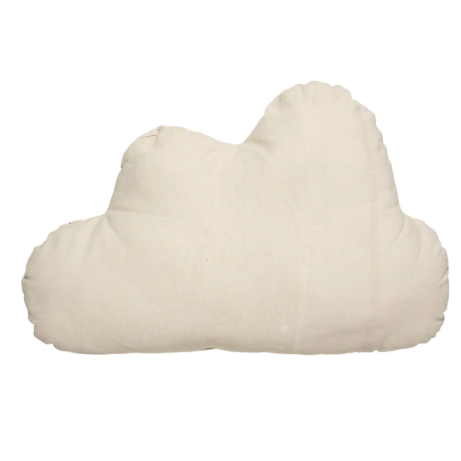 Cuscino in cotone a forma di nuvola beige - Kids