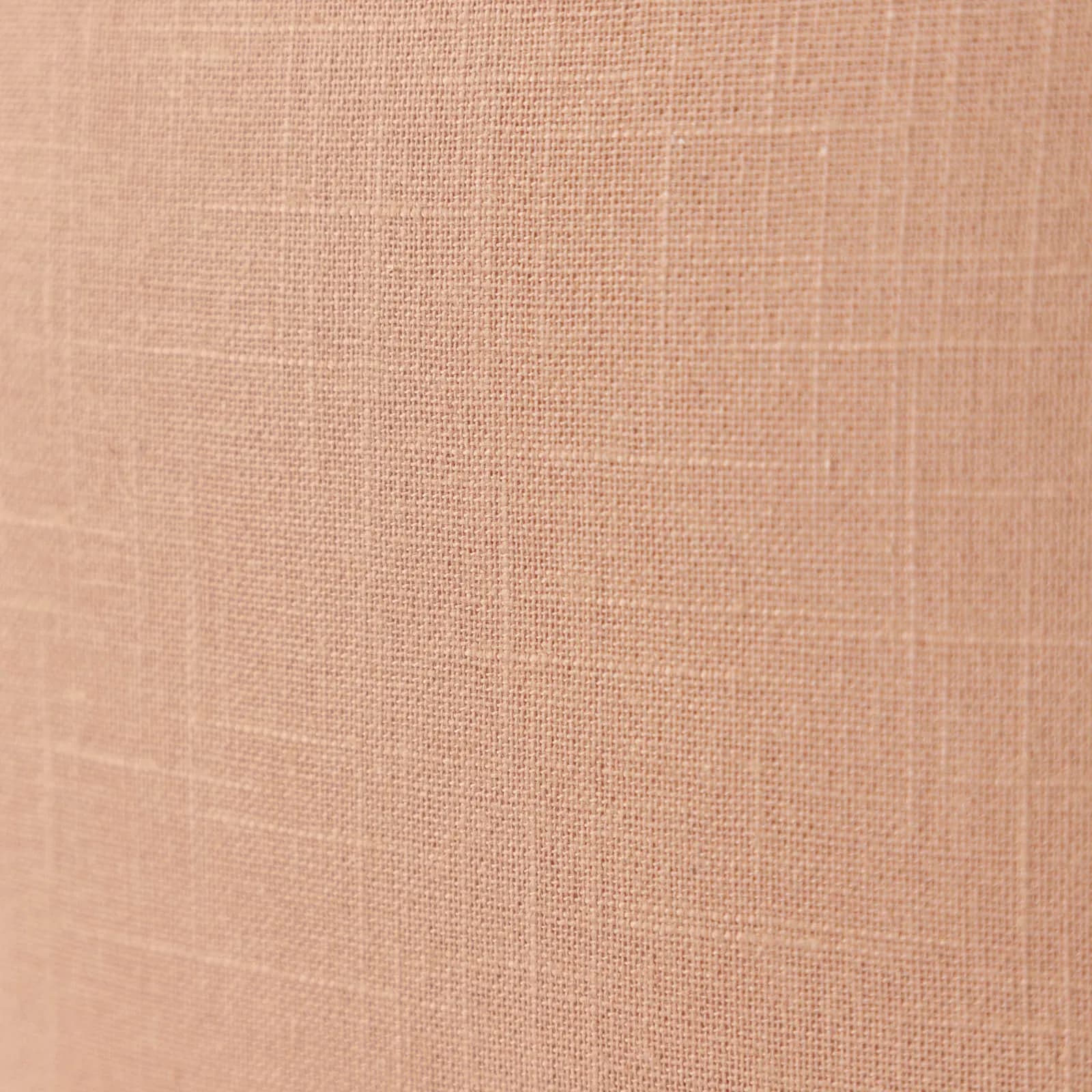 Cuscino sfoderabile 45x45 cm rosa cipria in lino batista e cotone