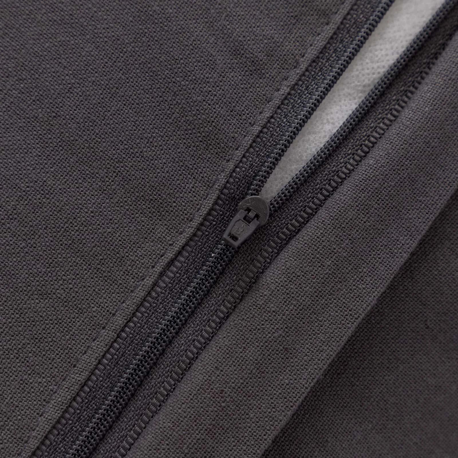 Cuscino sfoderabile 45x45 in bouclé grigio scuro