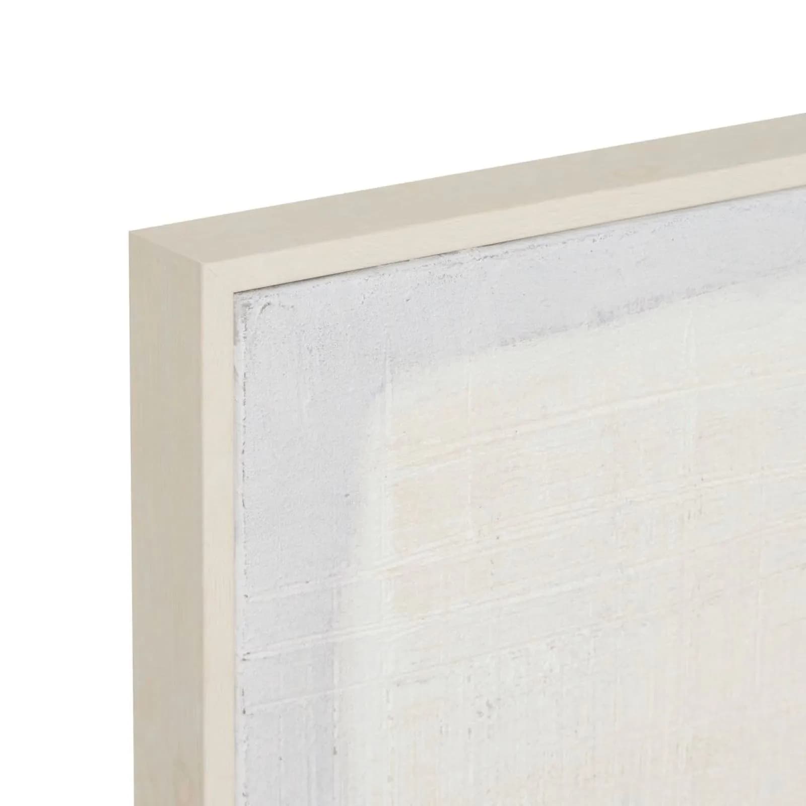 Decorazione da parete 116x75 cm bianco e blu con cornice