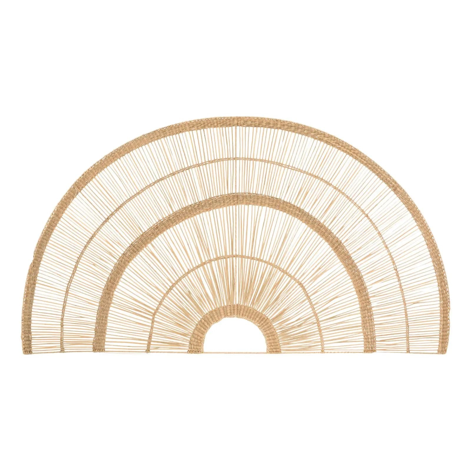 Decorazione da parete 160x90h cm in rattan naturale