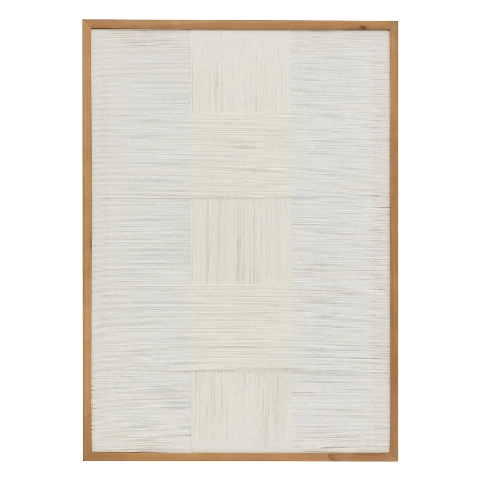 Decorazione da parete 50x70 cm reversibile in tessuto bianco