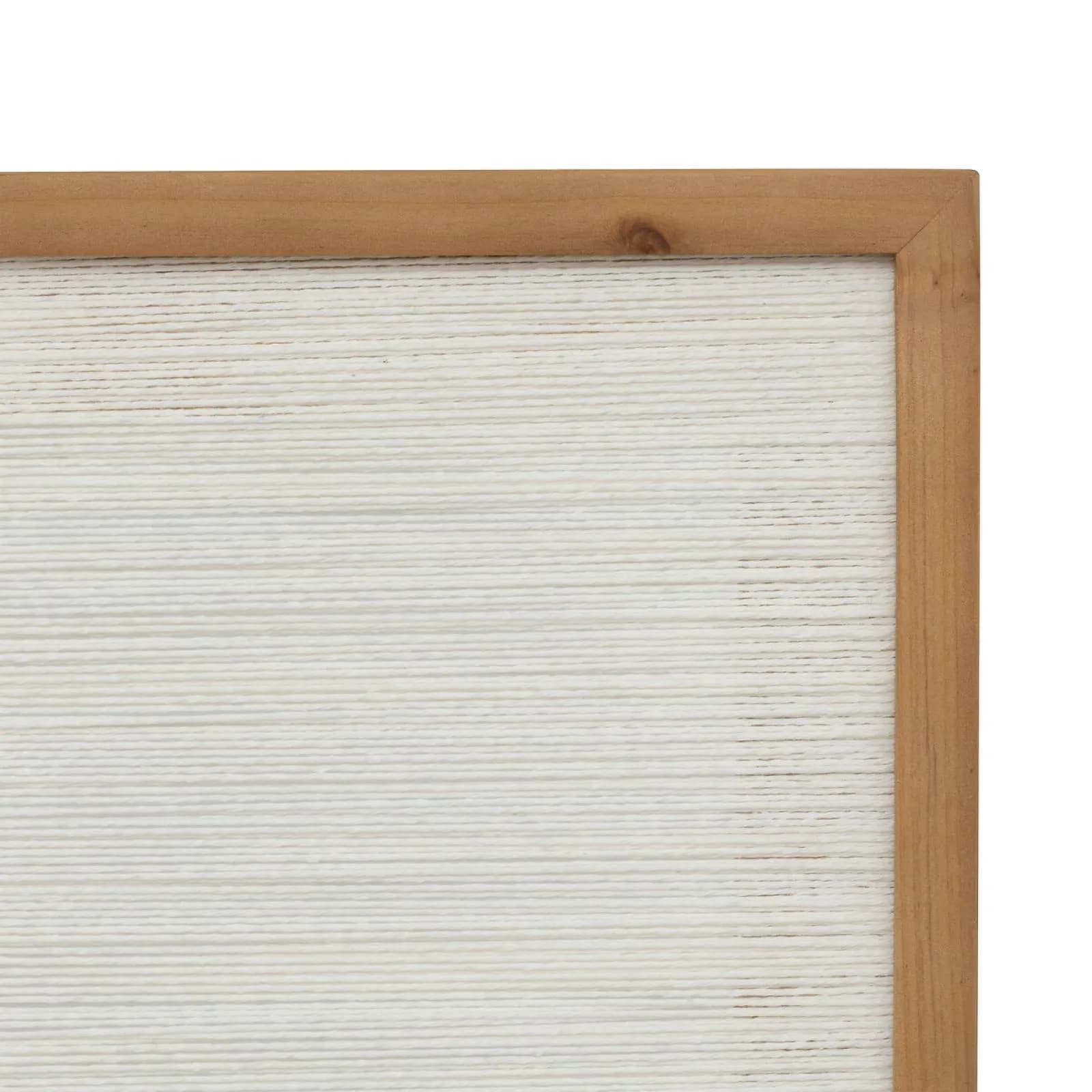 Decorazione da parete 50x70 cm reversibile in tessuto bianco