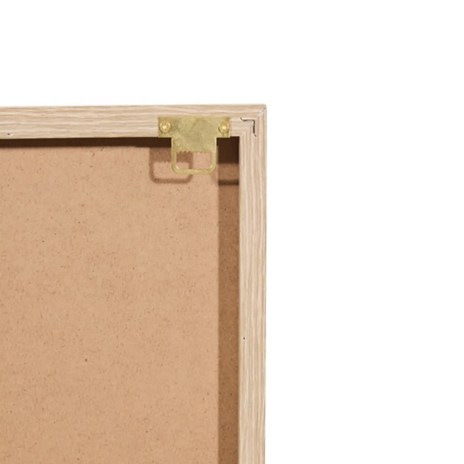 Decorazione da parete 50x70h cm in rilievo beige con cornice legno