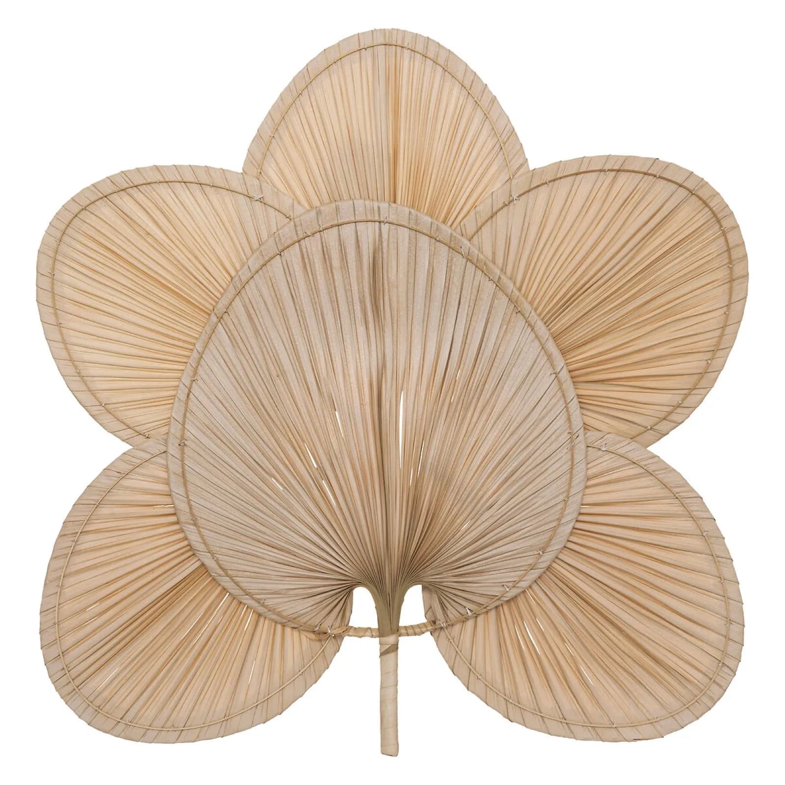 Decorazione da parete 70h cm in bambù a forma di palma