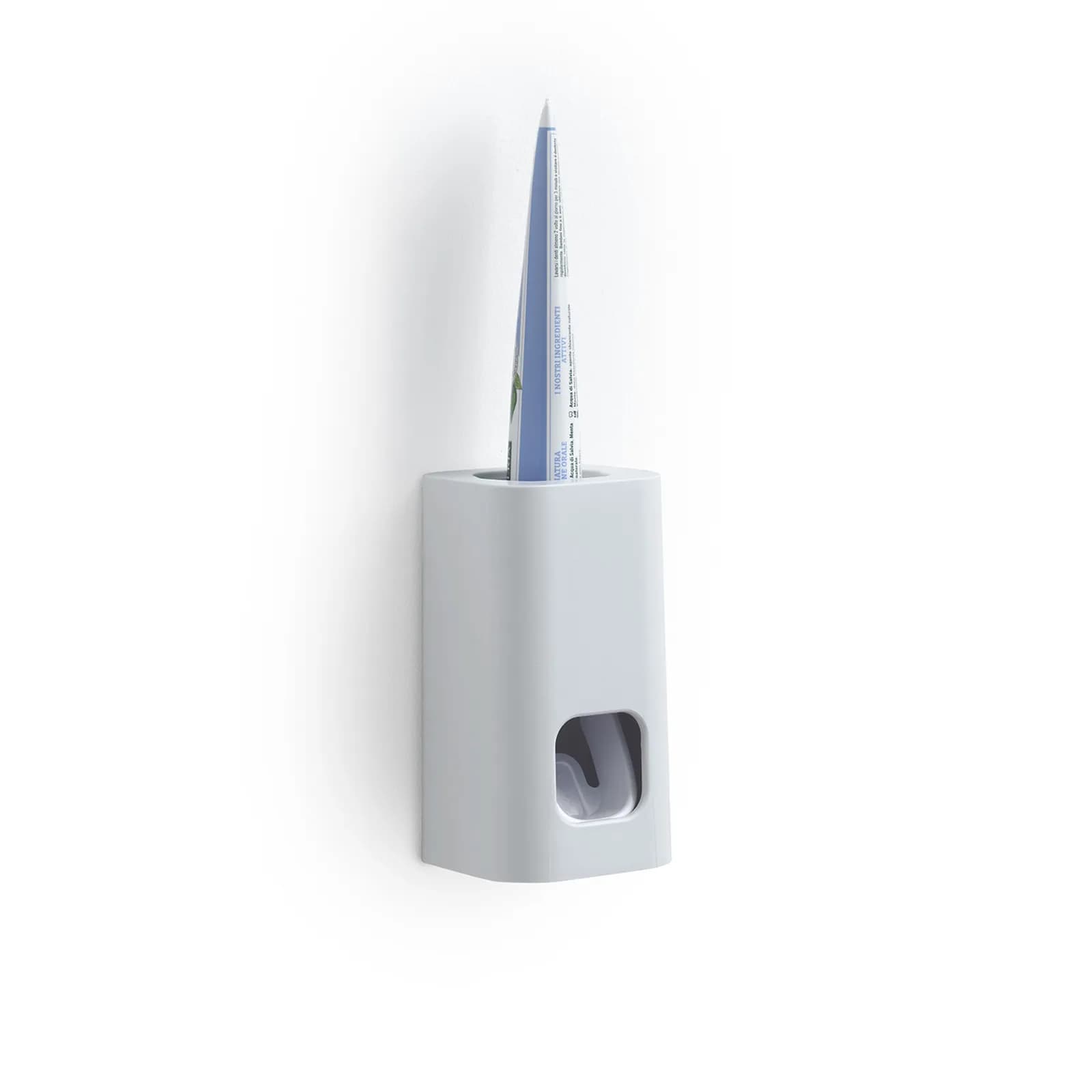 Dispenser per dentifricio in resina bianco opaco - Seventy di Gedy