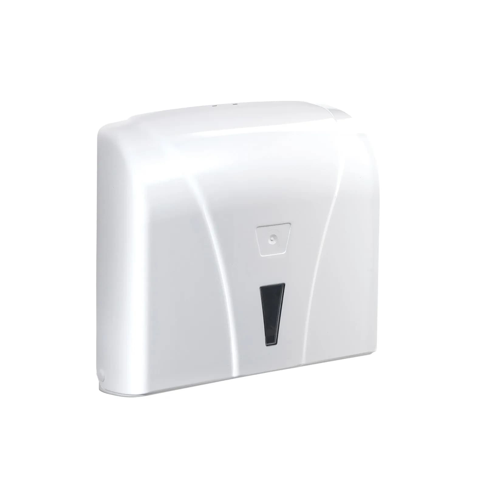 Distributore di salviette di carta max 300 fogli in resine termoplastiche bianco