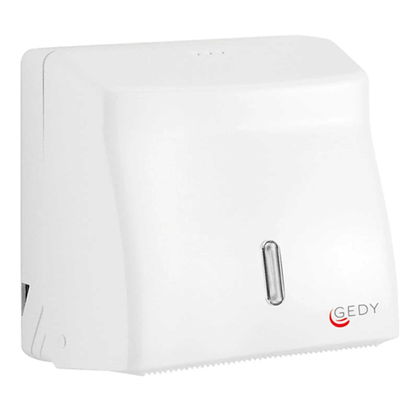 Distributore salviette carta Gedy con installazione a muro