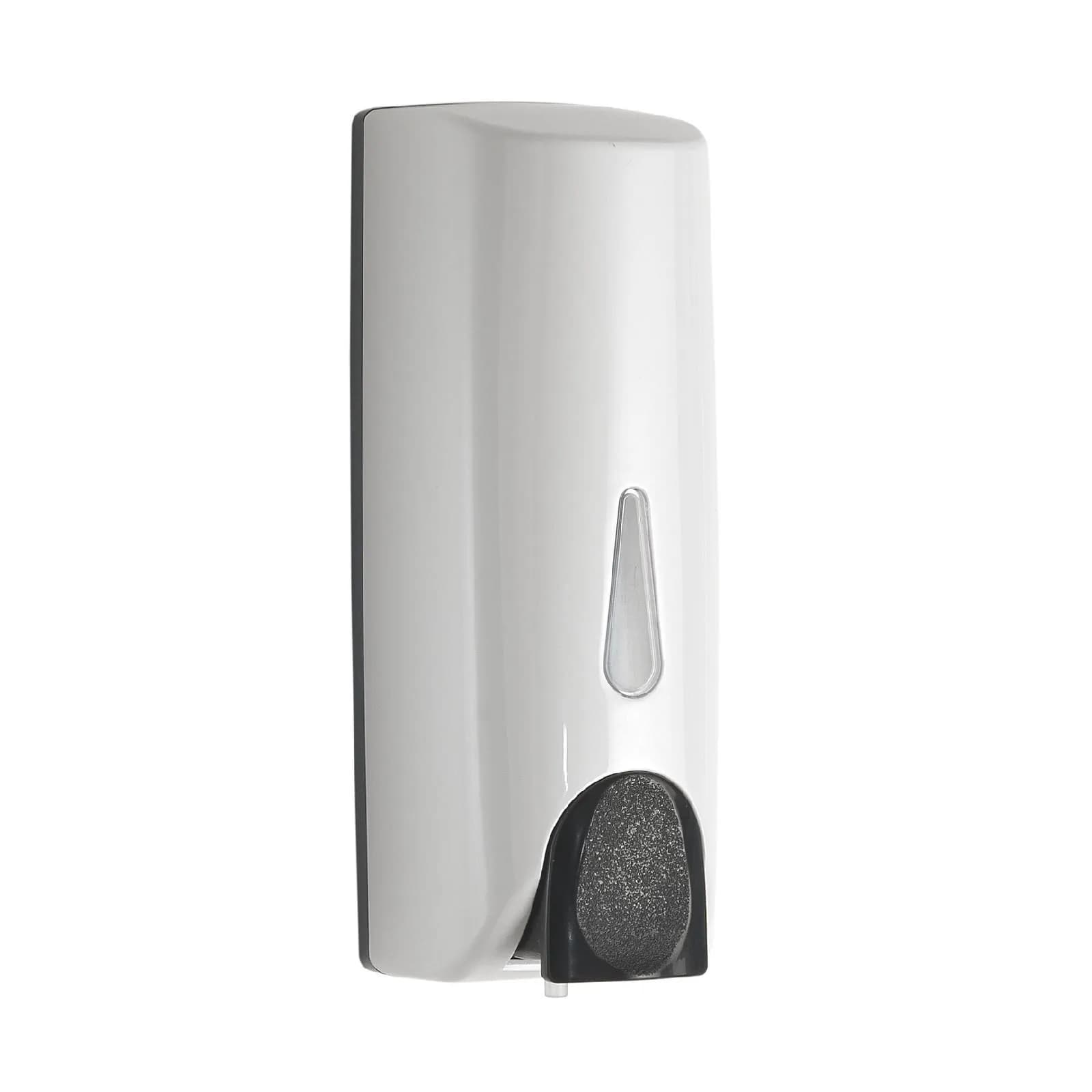 Distributore sapone o gel 350 ml in resina bianco - Squid di Gedy