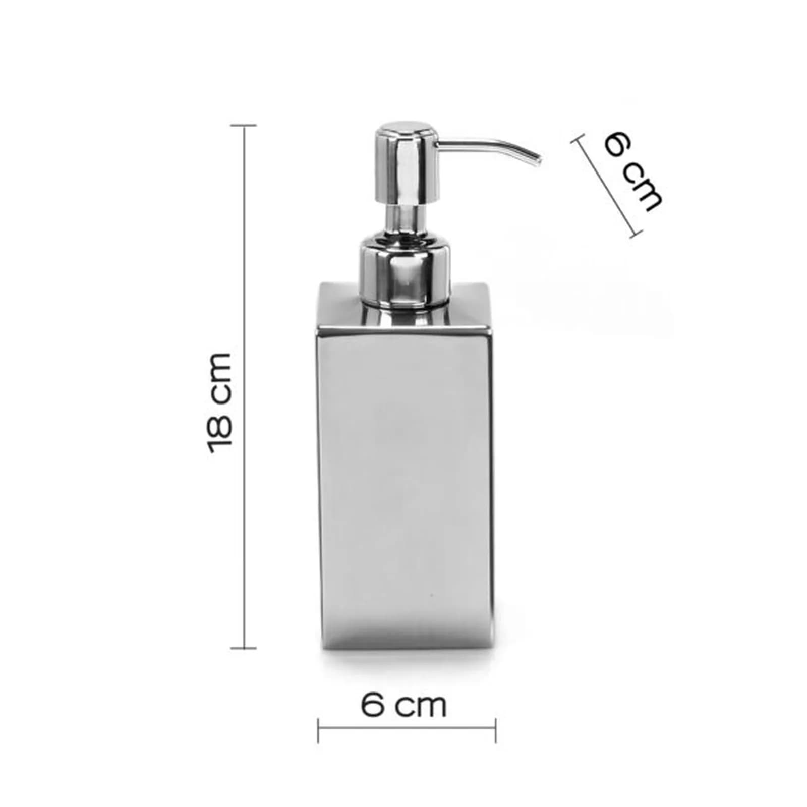 Dosasapone d'appoggio in acciaio inox cromo - Nemesia di Gedy
